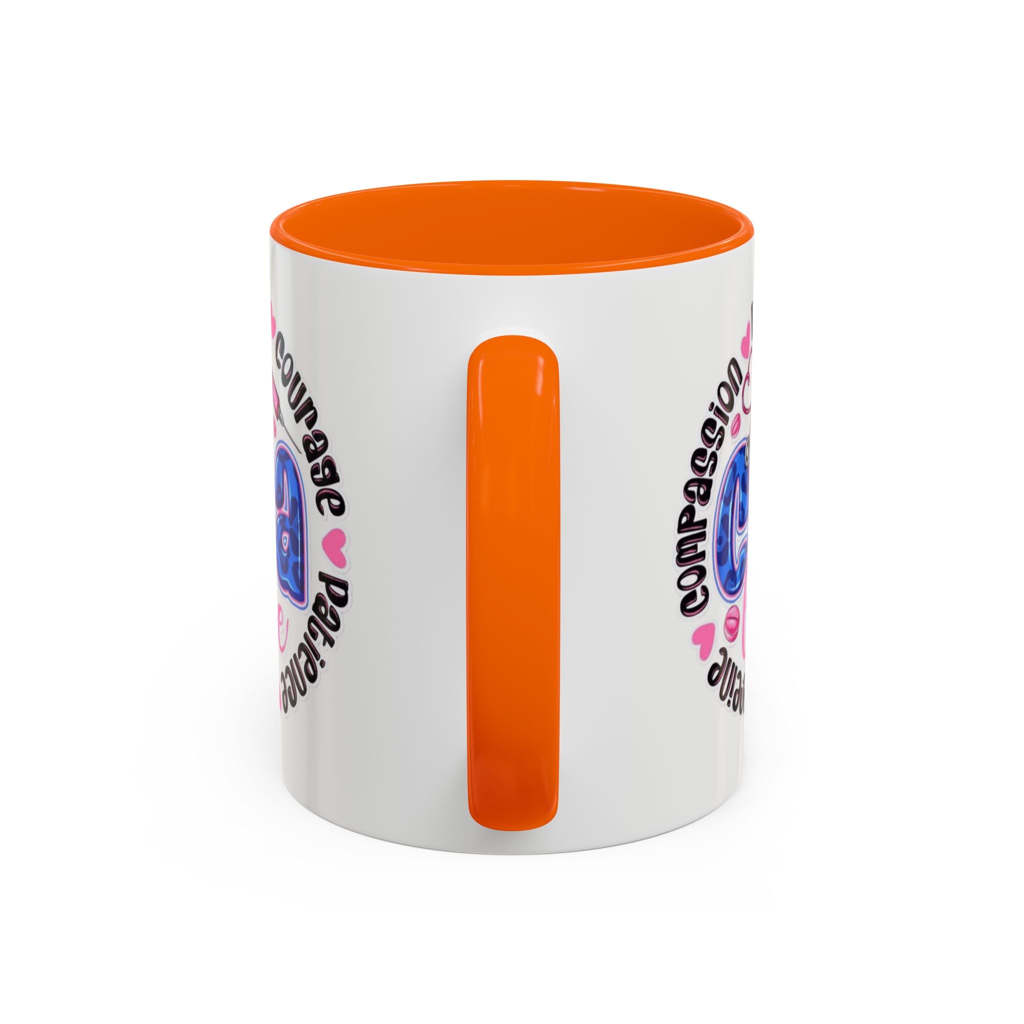 CNA Life Coffee Mug — Compassion, Courage & Patience Accent Mug (11/15oz) Medical Christmas Mug