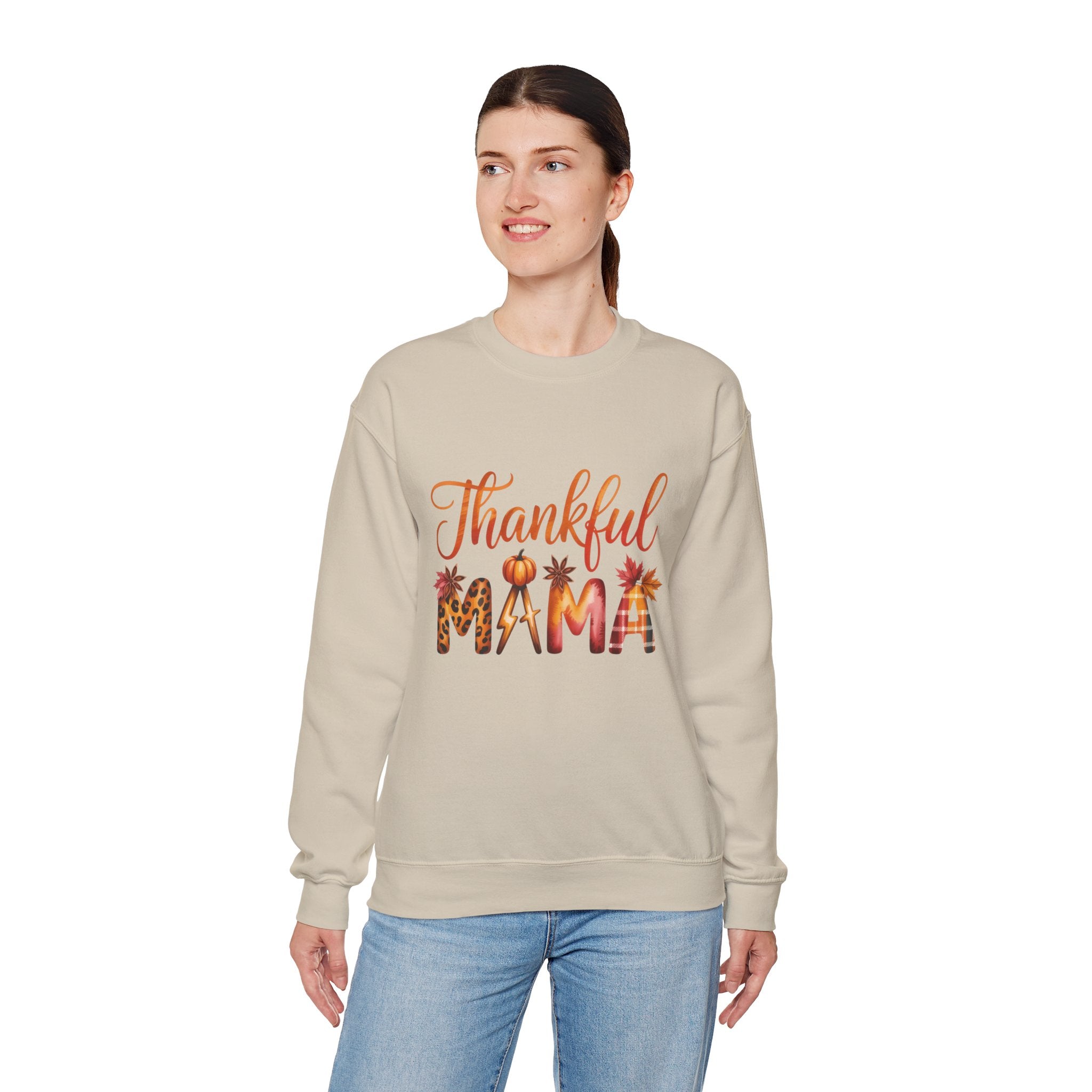 Thankful Mama Sweatshirt Fall T-Shirts and Sweatshirts Collection