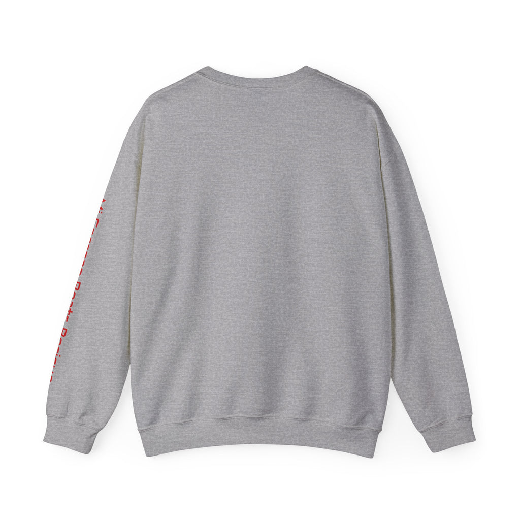Puerto Rico Heart Crewneck Sweatshirt  Puerto Rican Flag Heart Knit Design