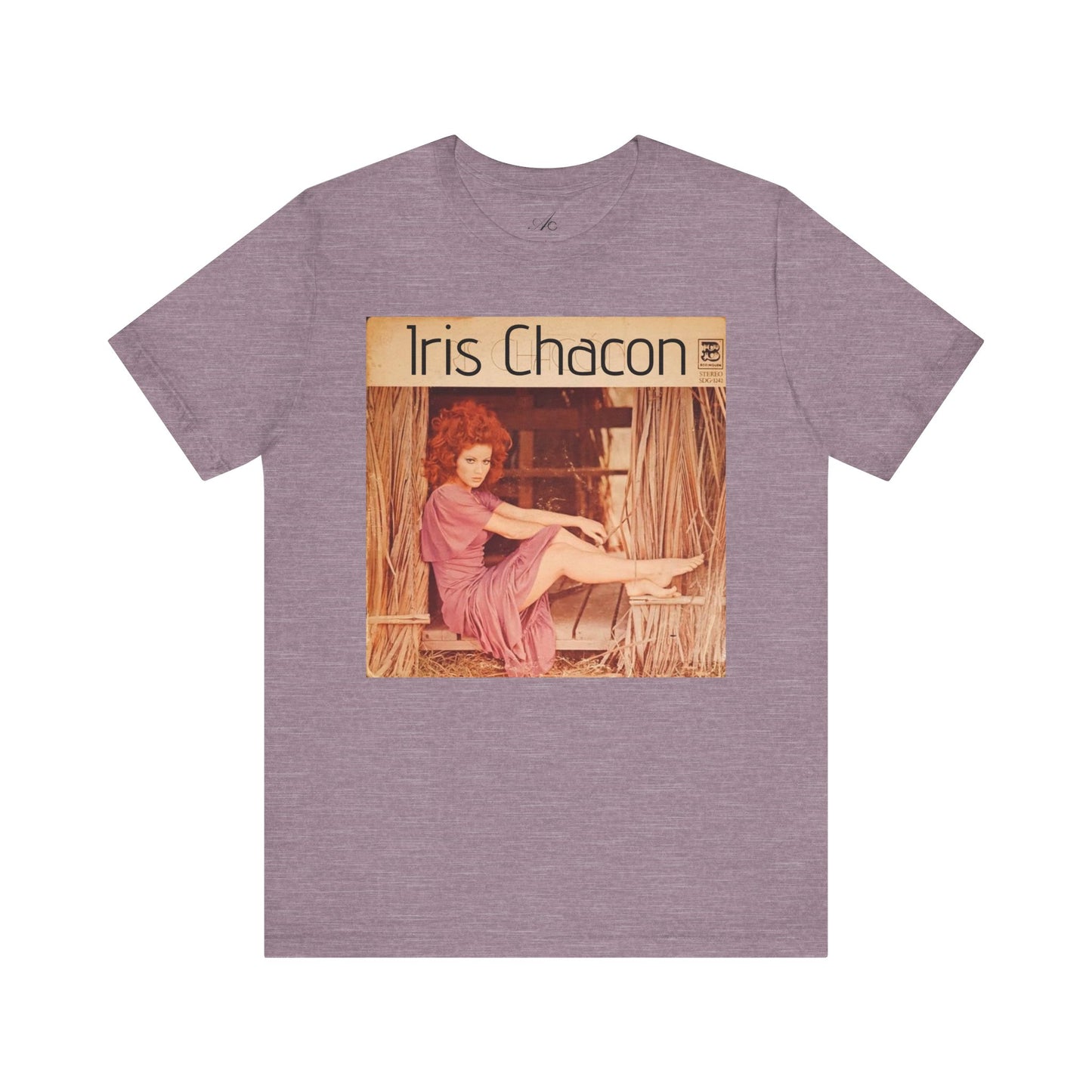 Retro Iris Chacon Unisex Tee, Vintage Music Shirt, Bohemian T-Shirt, Gift for Her, 90s Style Top