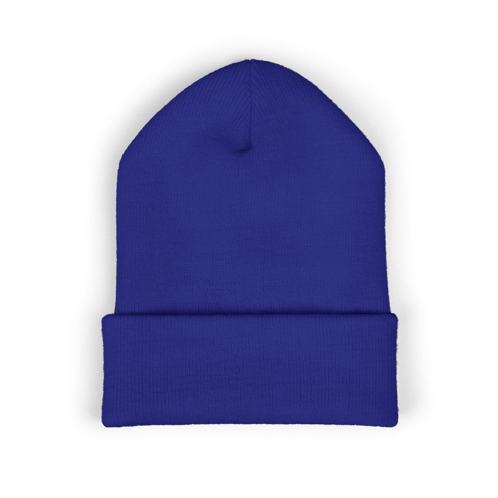 Embroidered 'Holi' Symbol Knit Hat Puerto Rico Beanie Hat – Boricua Pride Cuffed Winter Hat
