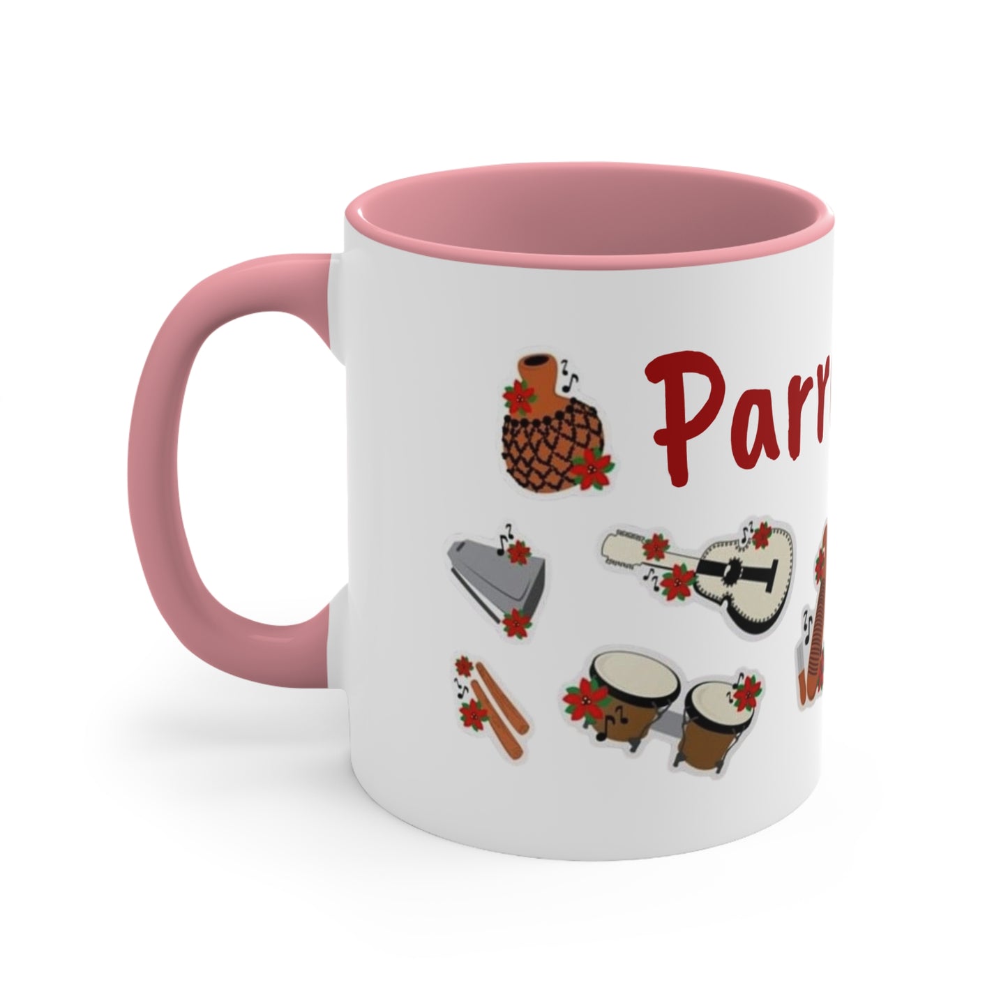 Puerto Rico  Festive Parranda Accent Mug - Perfect for Holiday Cheer