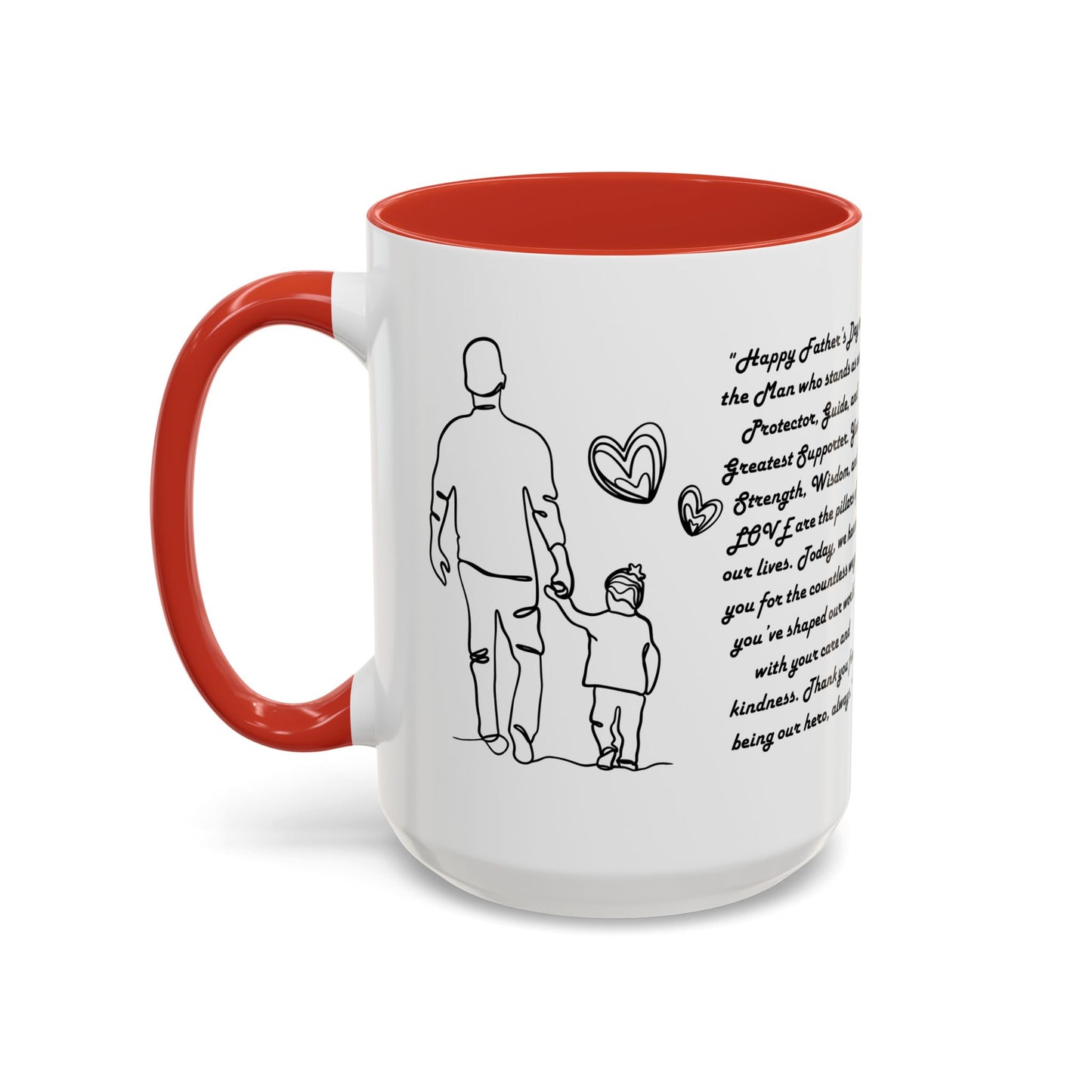 Fathers Day Mug Gift for Dad Funny Fathers Mug Accent Coffee Mug (11, 15oz)