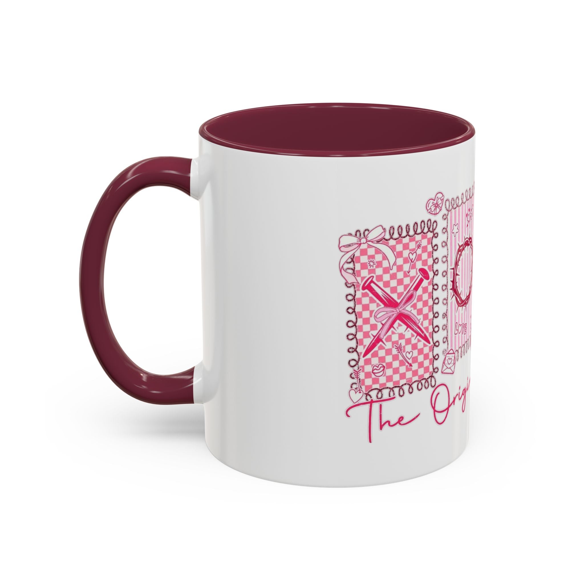 Love Letters XOXO Ceramic Mug — Colorful 11oz & 15oz Coffee Cup