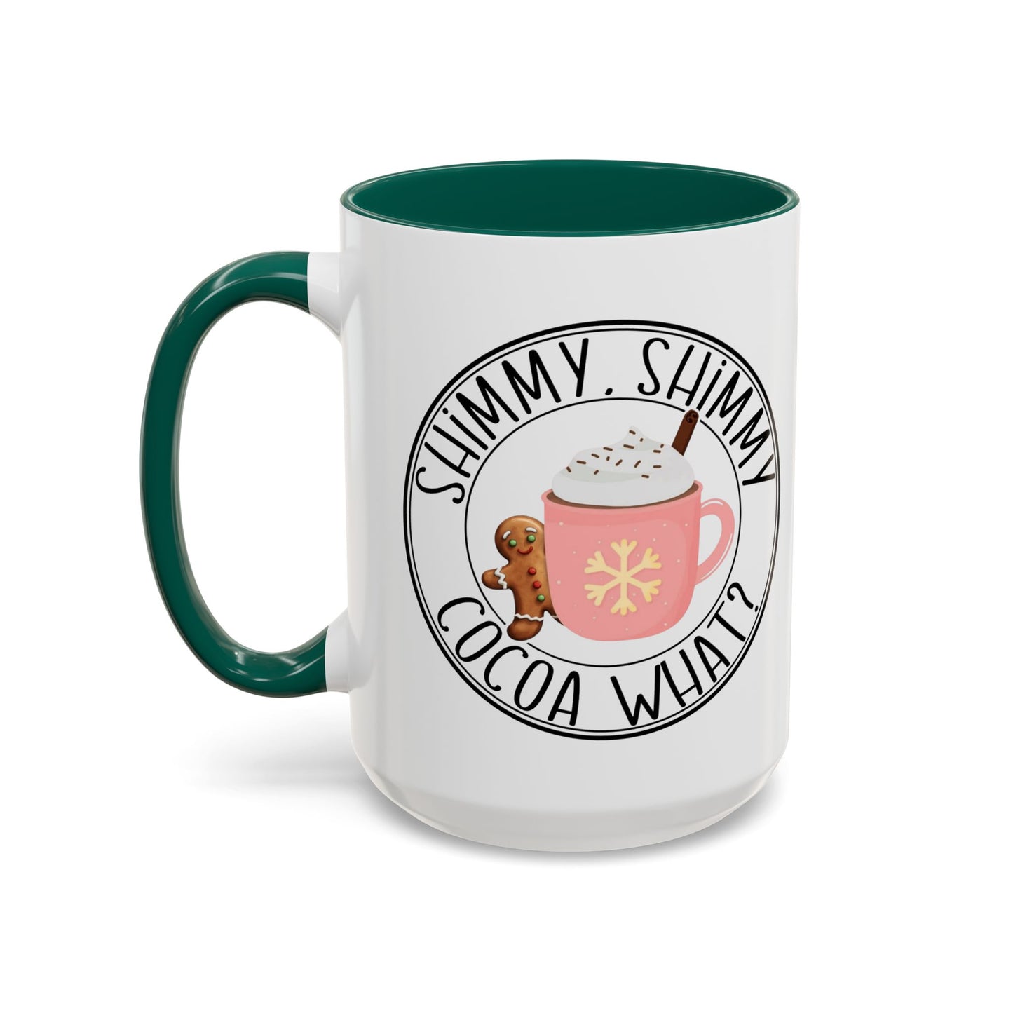 Cute Cocoa Mugs with Gingerbread Design Perfect for Winter Holiday CheerBeverage Cup Christmas Design