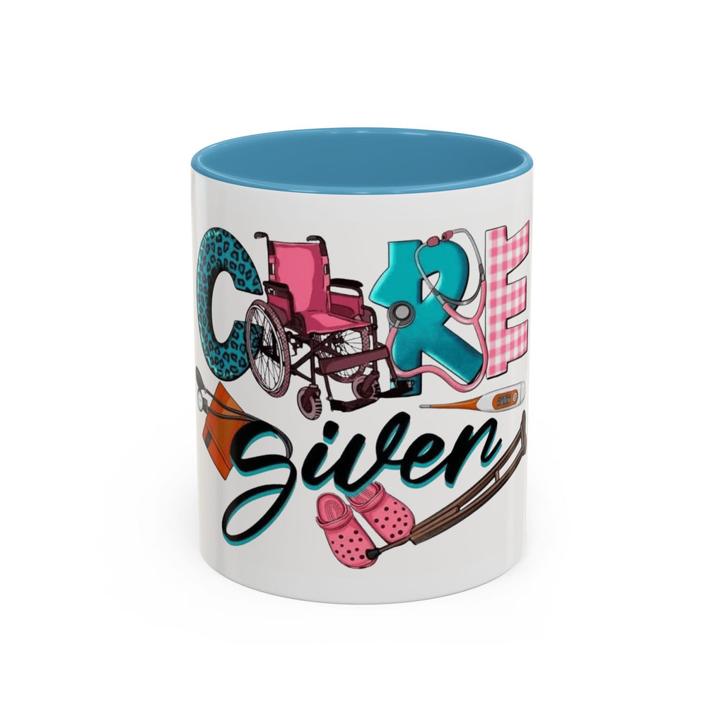 Nurse Given Accent Coffee Mug — Caregiver & Medical Equipment Design Christmas mug for all healthcare heroes