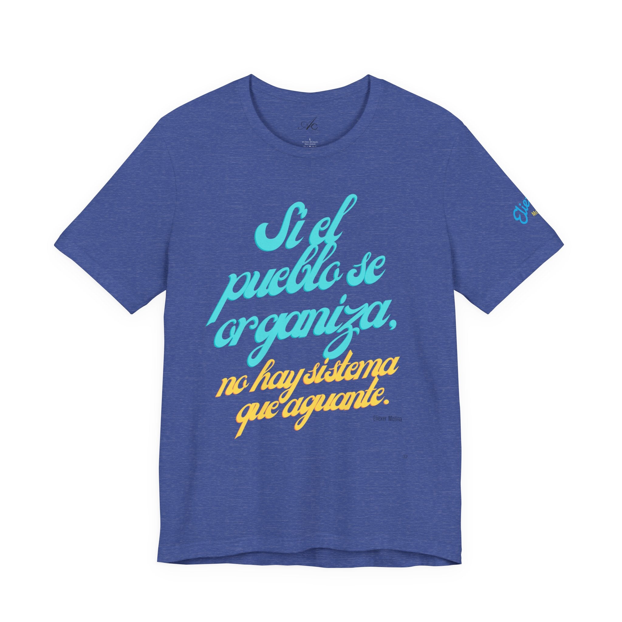 Spanish Script Tee  “Si el pueblo se organiza” Graphic T-Shirt