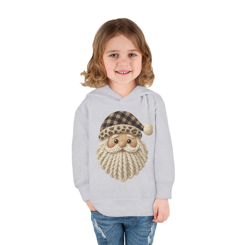 Toddler Hoodie  Cozy Plaid Santa Gnome Pullover
