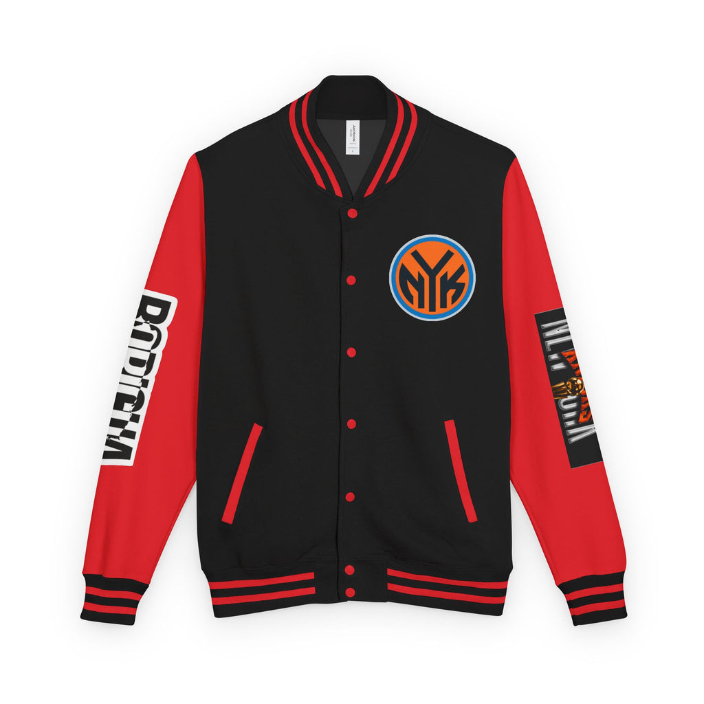 Basketball-Inspired Letterman Jacket — Men's Retro Varsity Sports Jacket Jose AlvarTribute Varsity Jacket