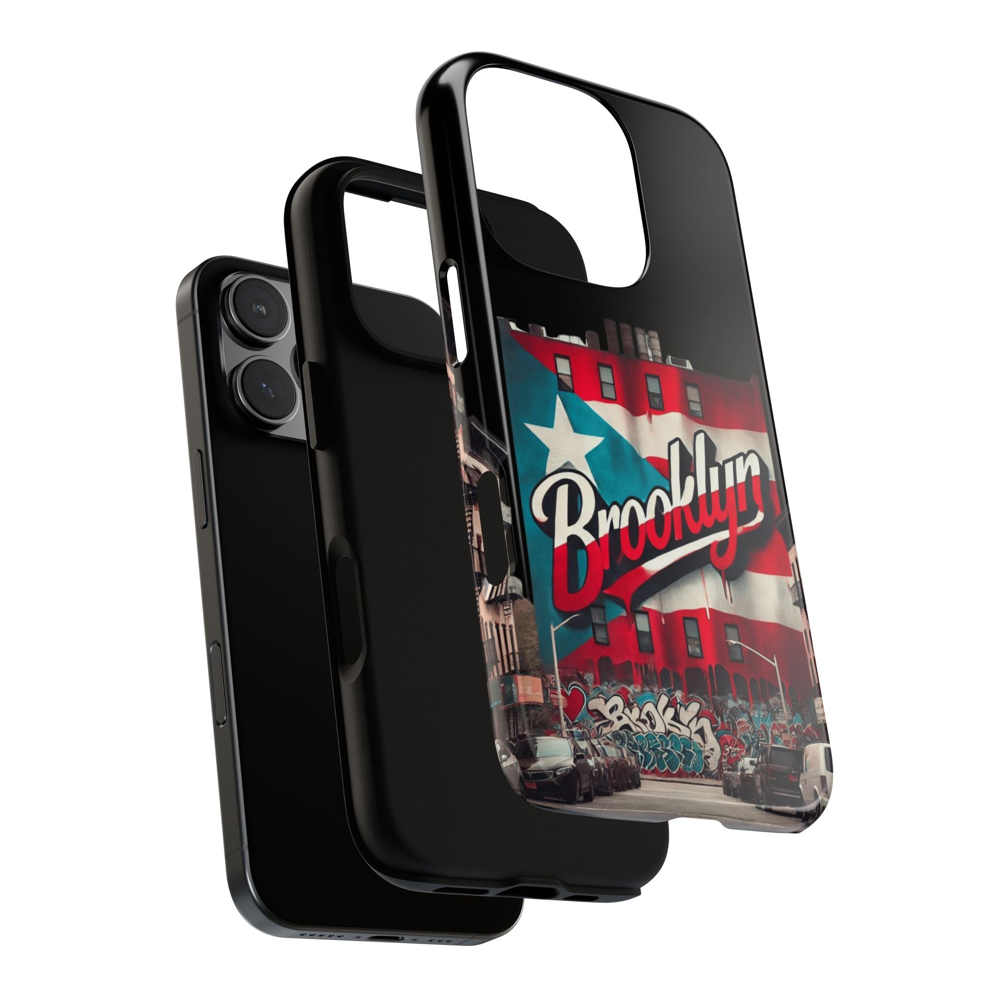 Brooklyn Street Art Phone Case  Urban Graffiti Protective Cover