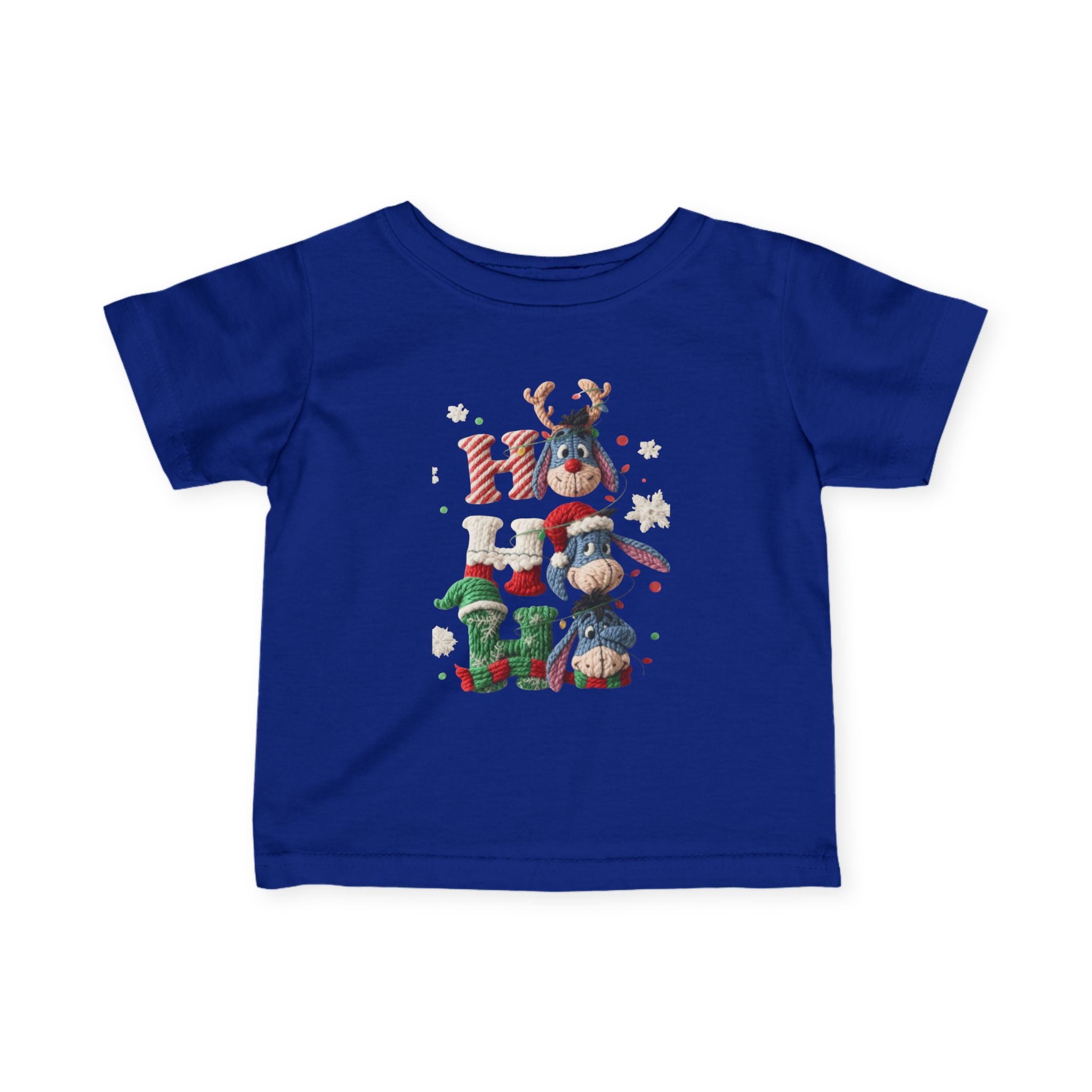 Infant Tee  Cute Holiday Penguins & Polar Bears Christmas Stack