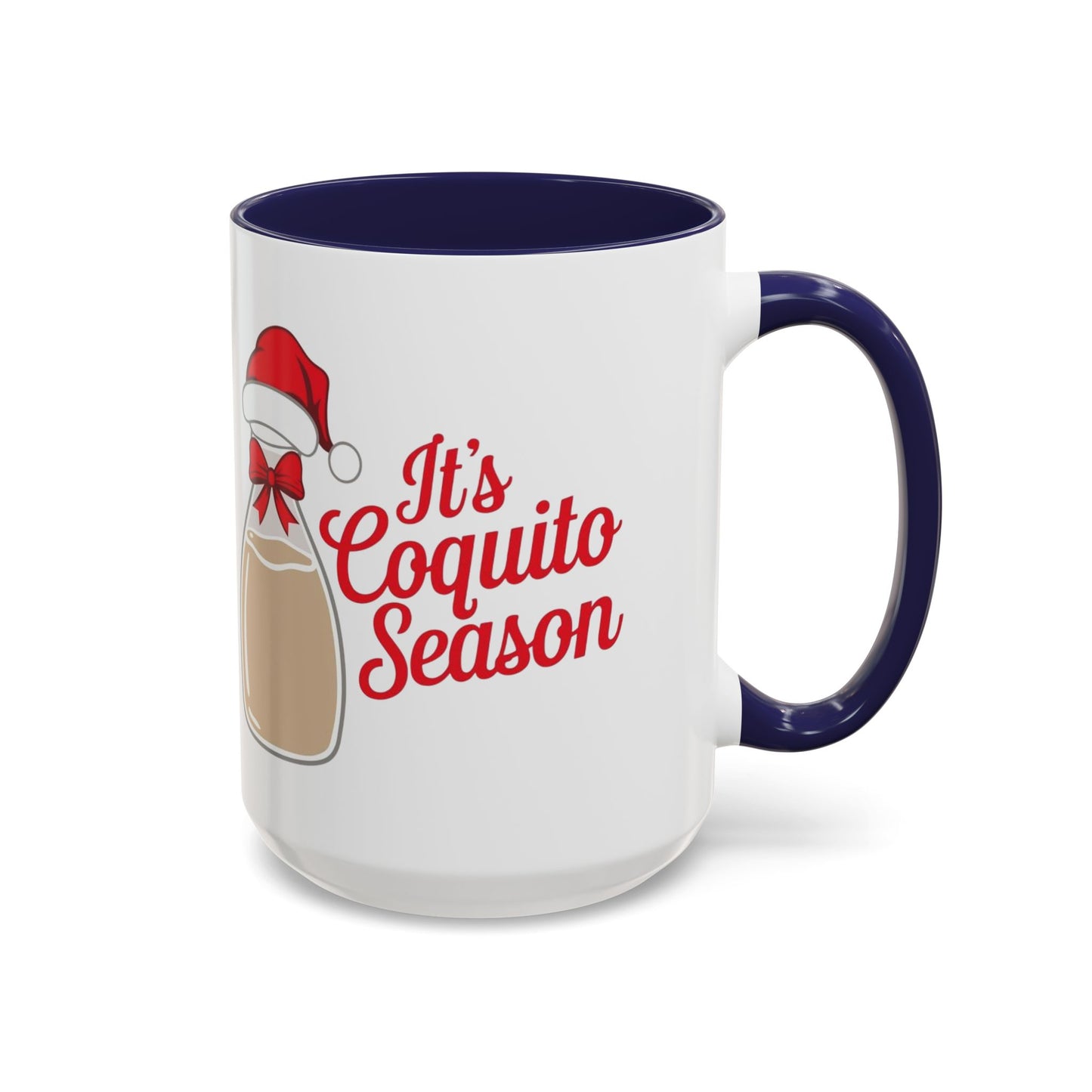 Herencia de Puerto Rico Mug Coquito Season Accent Mug Festive Holiday Coffee Cup