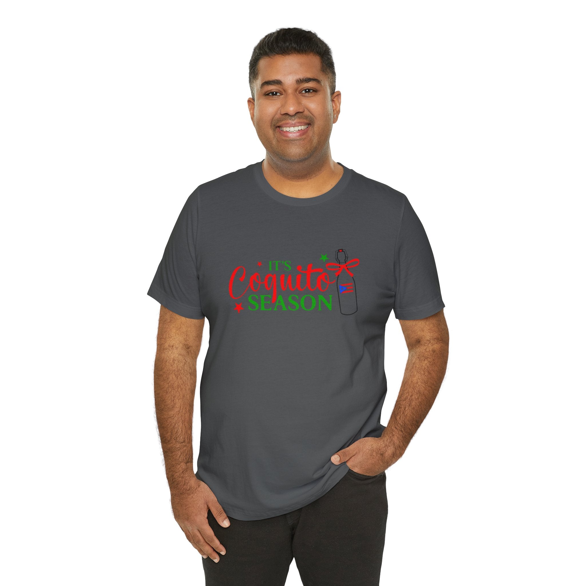 It's Coquito Season T-Shirt - Christmas Puerto Rican Holiday Cocktail Tee