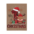 Santa’s Little Snuggle Blanket My 1st Christmas Reindeer Velveteen Plush Blanket