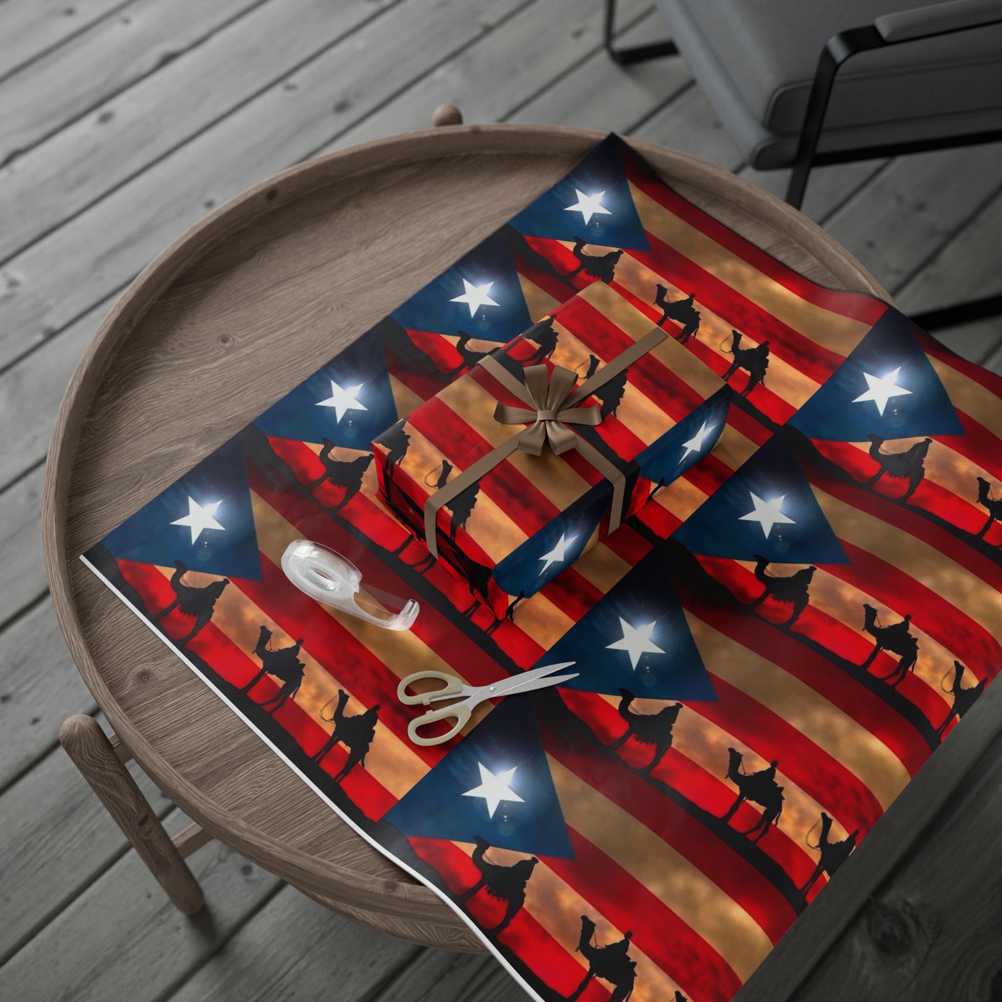Navidad en Puerto Rico Wrapping Paper – Festive Boricua Holiday Gift Wrap 🇵🇷🎄
