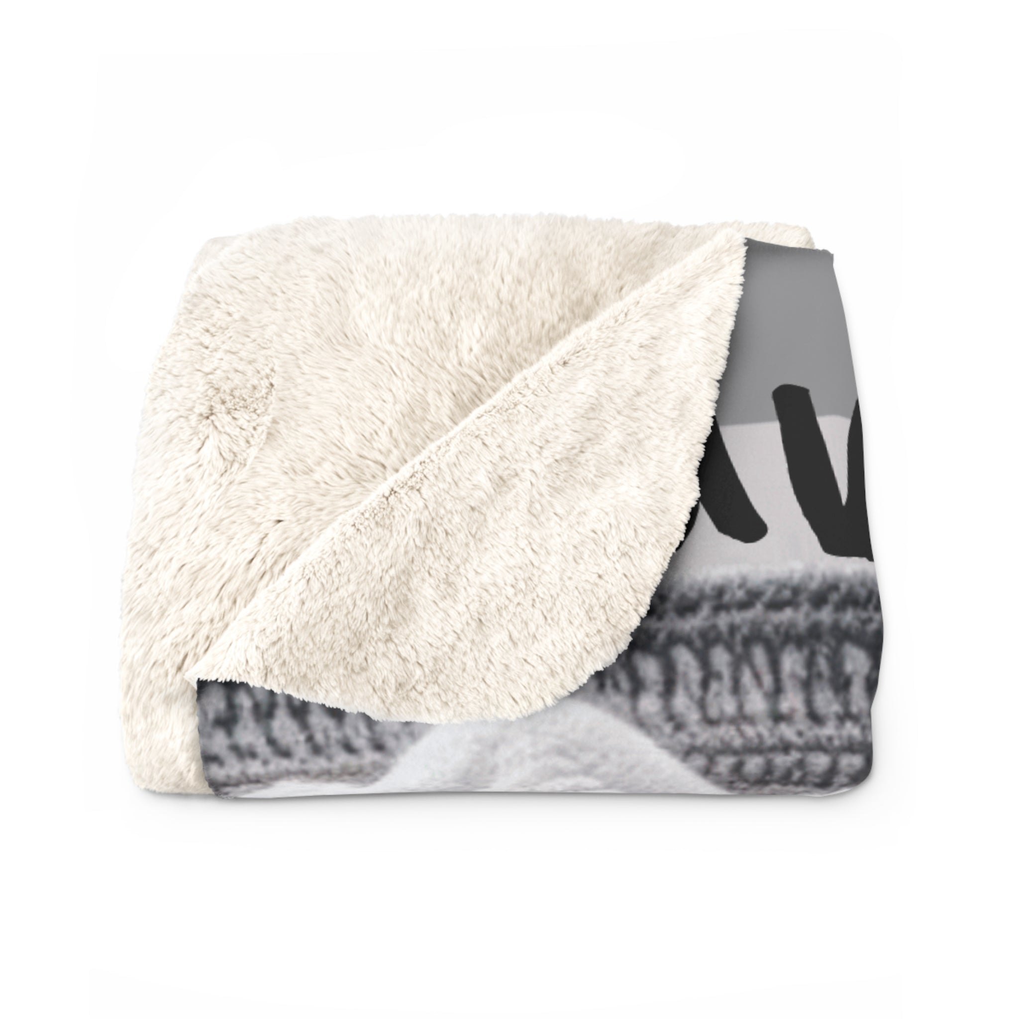 Sherpa Fleece Blanket - Puerto Rico Christmas Decor and Holiday Gift
