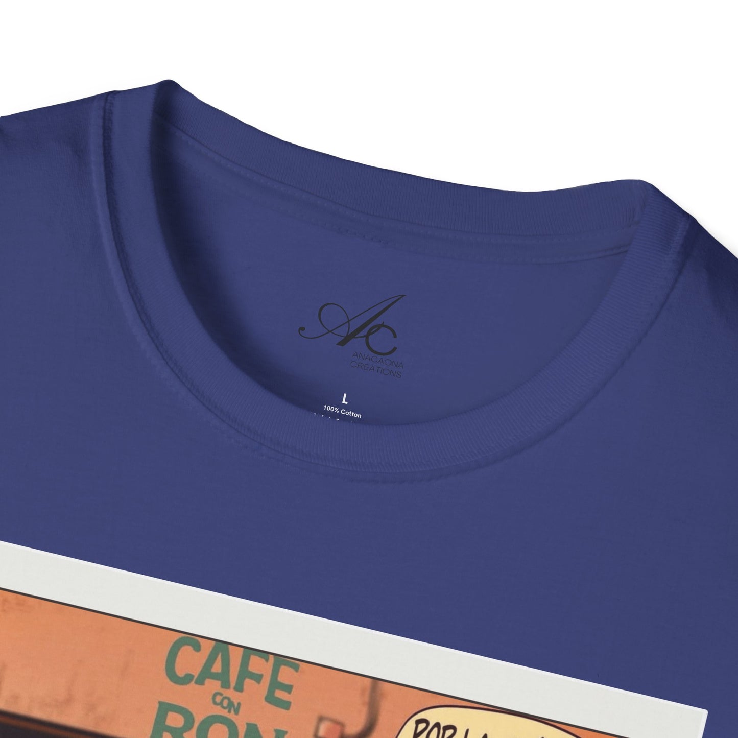 POR LA MANANA CAFE  Coffee Lovers, Casual Wear, Unisex Fashion Proud Puerto Rican Tee  Puerto Rican Heritage Shirt