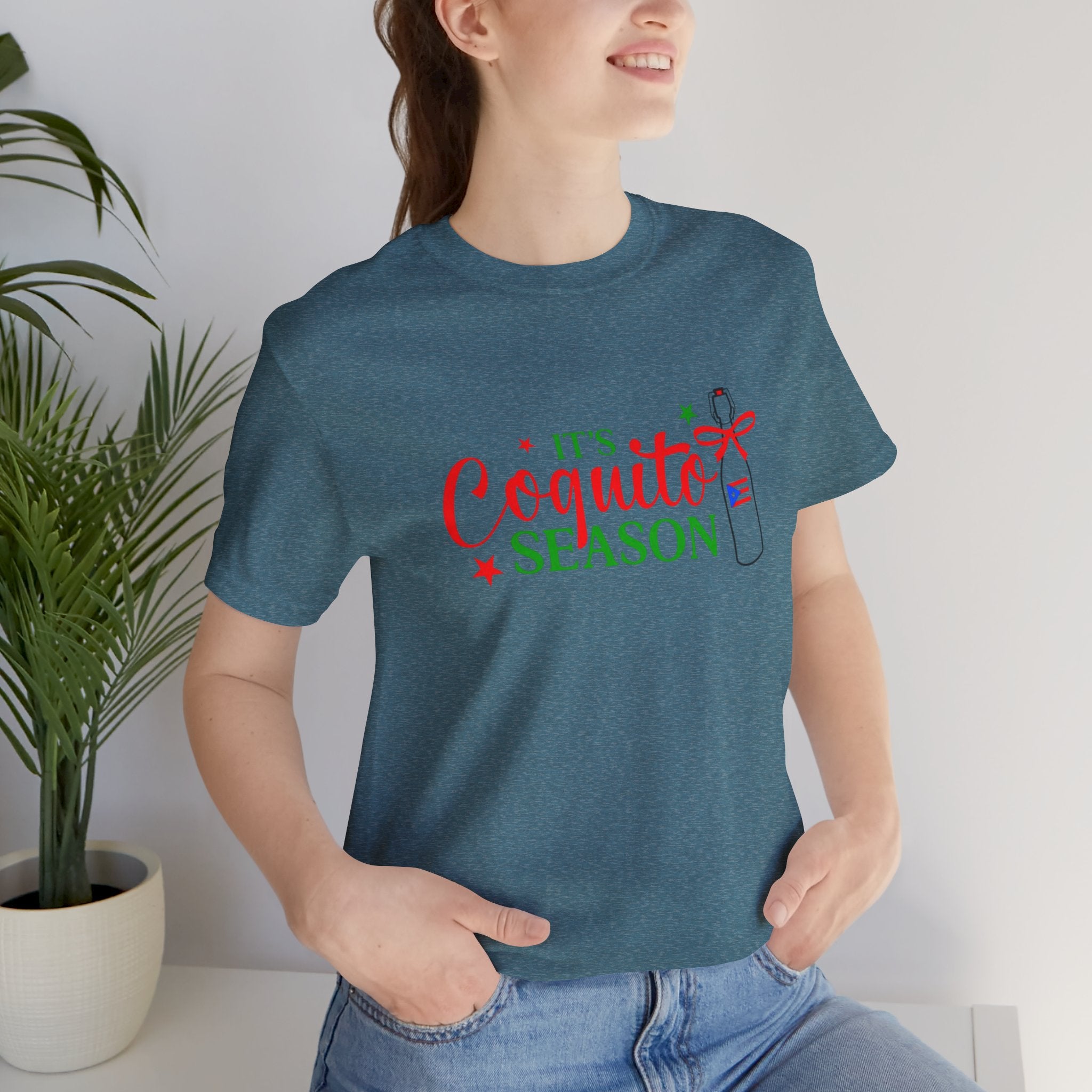It's Coquito Season T-Shirt - Christmas Puerto Rican Holiday Cocktail Tee