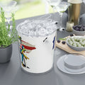 Puerto Rico Frog Patriotic Ice Bucket with Tongs Tropical Island Party Cooler hielera puerto rico