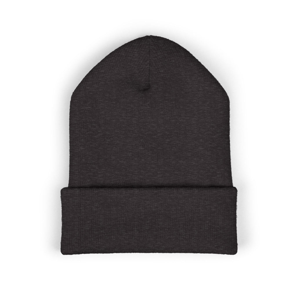 Embroidered 'Holi' Symbol Knit Hat Puerto Rico Beanie Hat – Boricua Pride Cuffed Winter Hat