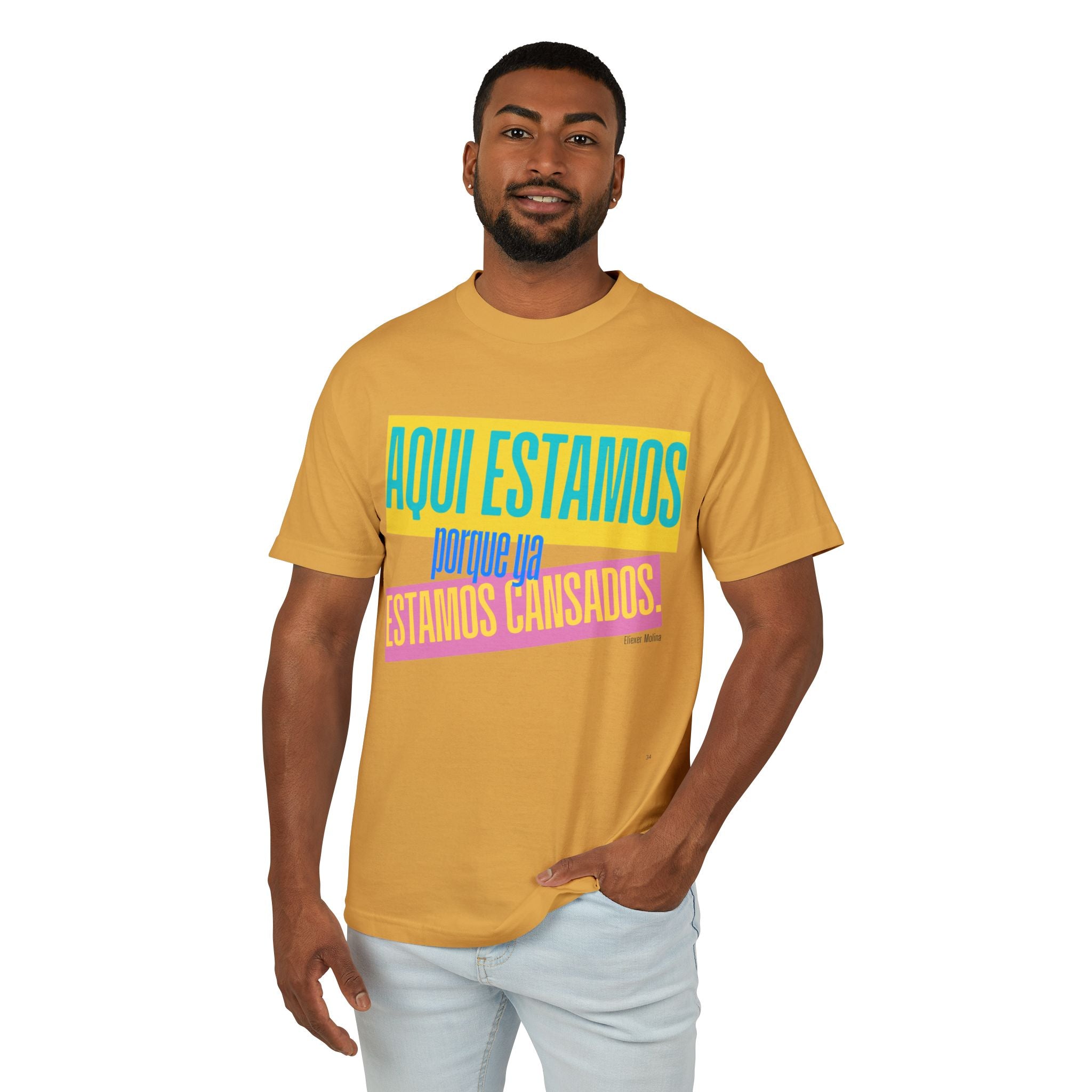 T-Shirt  "Aquí Estamos porque ya estamos cansadas" Spanish Graphic Tee