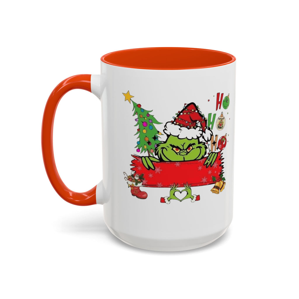 Christmas Grinch Mug (11oz & 15oz)  Funny Holiday Coffee Cup with Grinch Illustration Christmas Mugs Collection!