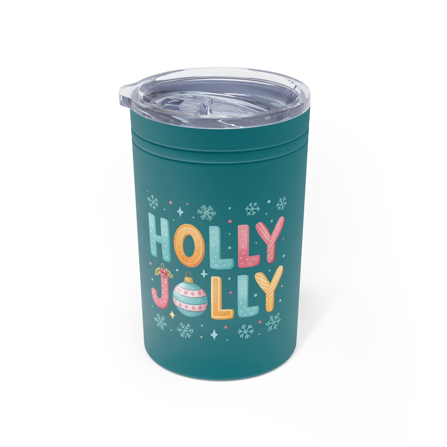 Christmas Design Holiday Cheer Tumbler - 11oz Insulated Drinkware