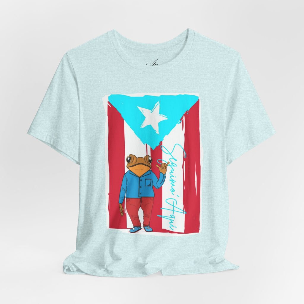 Puerto Rican Coqui Flag T‑Shirt  Boricua Pride Tee