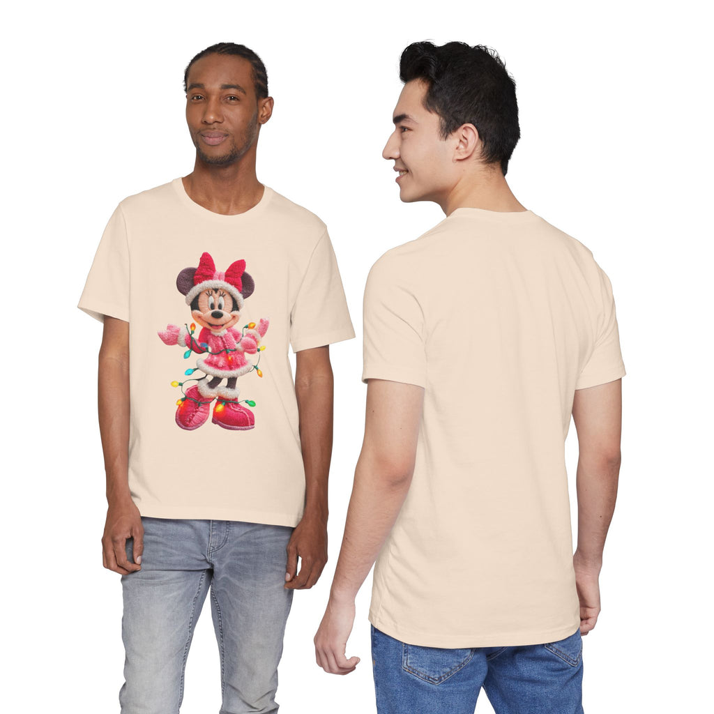 Minnie Mouse Holiday Lights T-Shirt Festive Holiday Designs