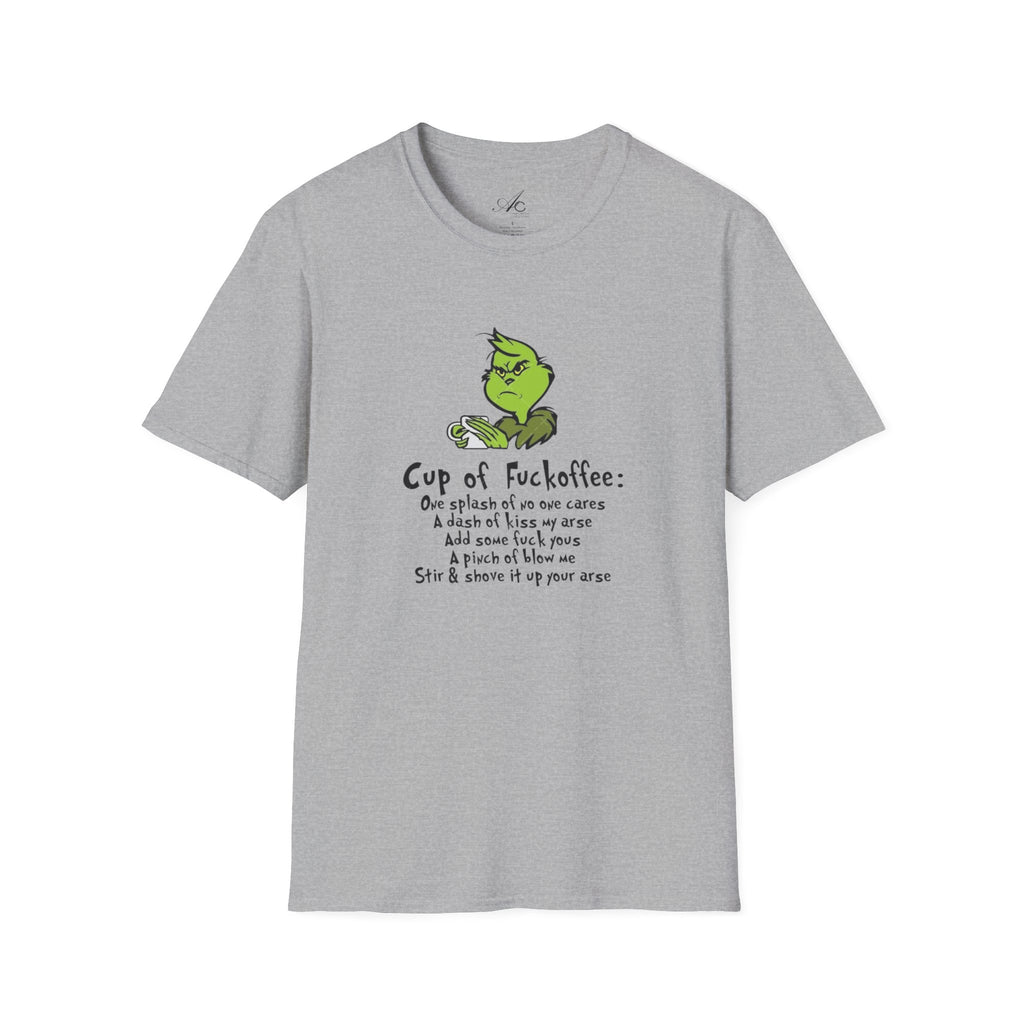 Holiday Apparel | Christmas Tees & Sweatshirts with Festive Quotes Funny Grinch Coffee Lover T-Shirt