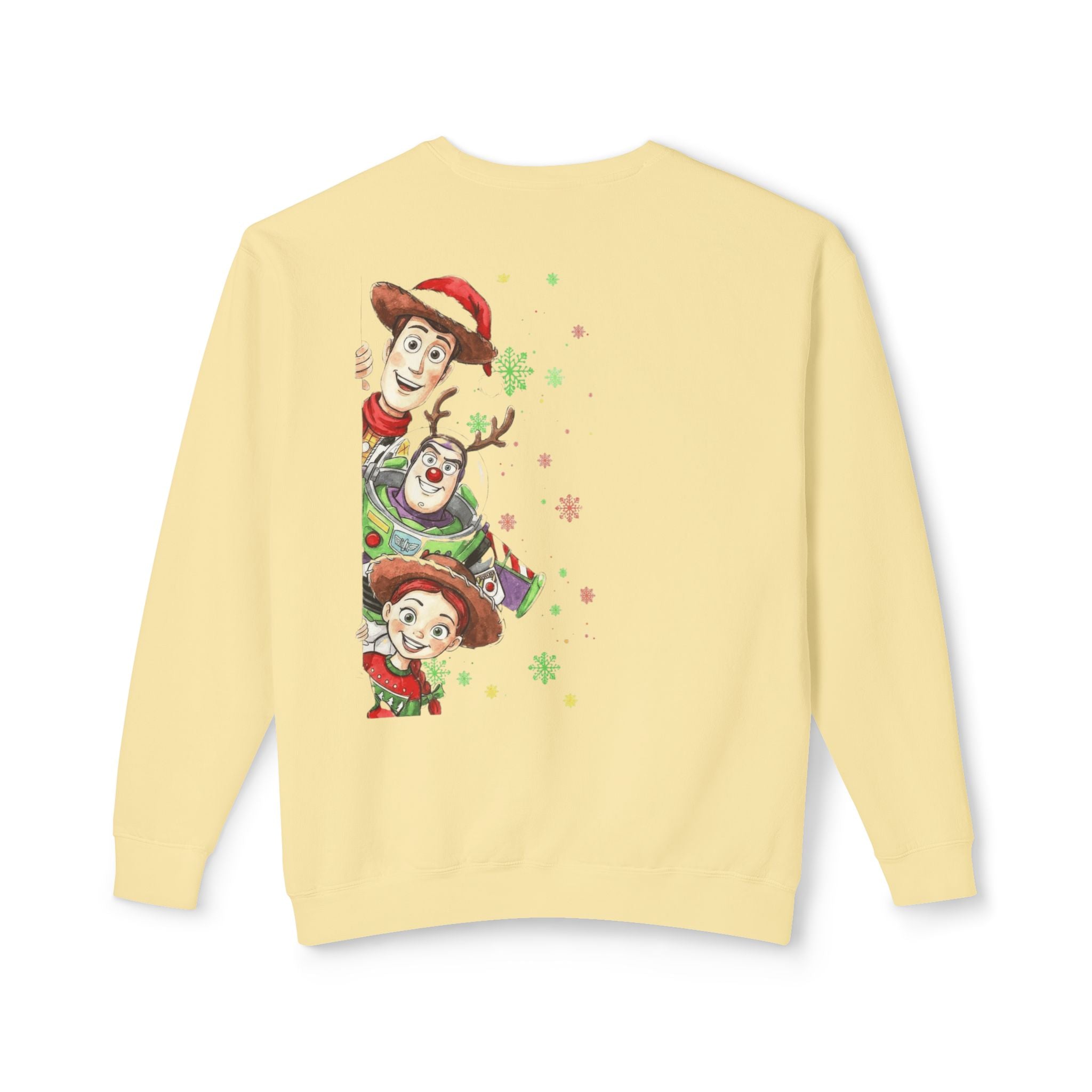 Christmas Toy Cowboy Crewneck Sweatshirt  Festive Woody & Friends Holiday Sweatshirt Cartoon Christmas T-shirts and Sweaters