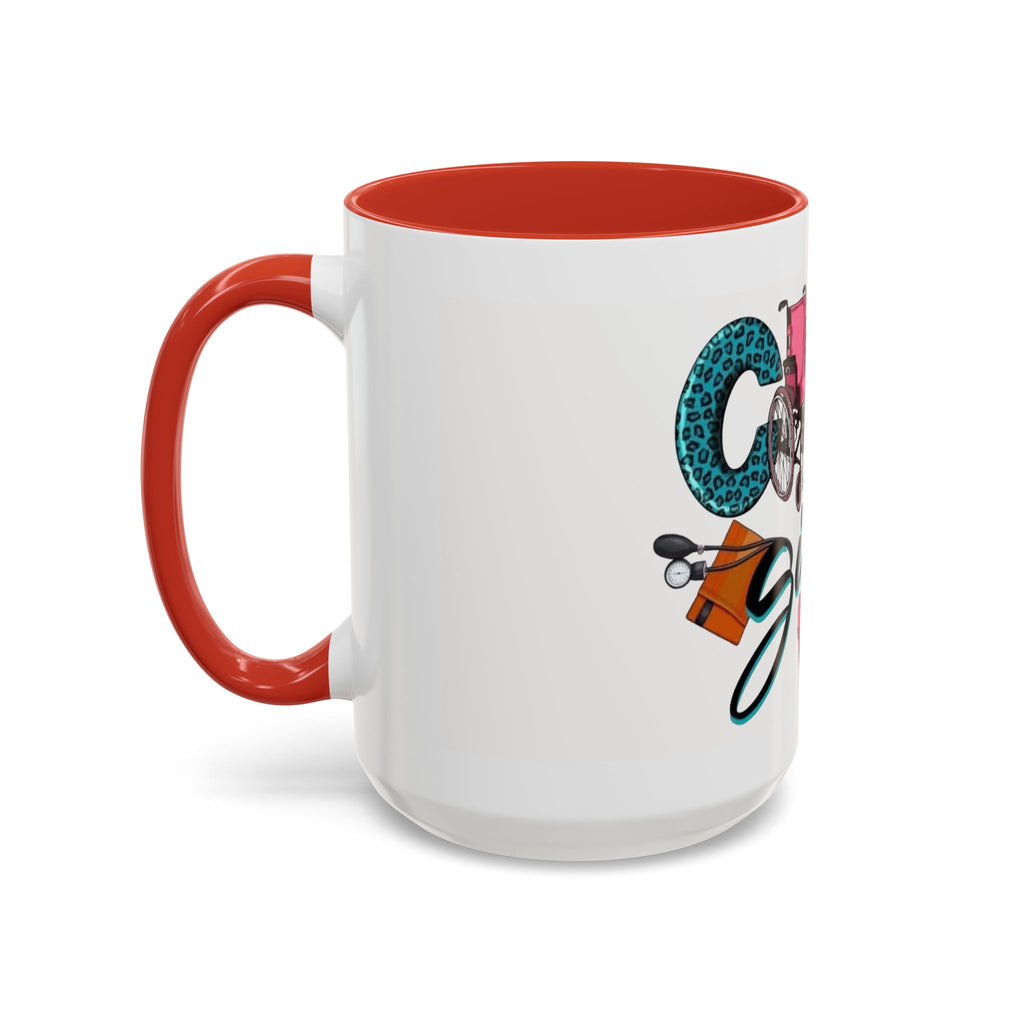 Nurse Given Accent Coffee Mug — Caregiver & Medical Equipment Design Christmas mug for all healthcare heroes