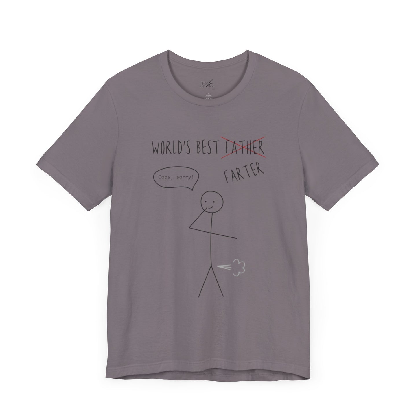 Funny Unisex T-Shirt for Dad, World's Best Farter Tee, Best Dad Ever Shirt, Gift for Father's Day, Dad Humor Apparel