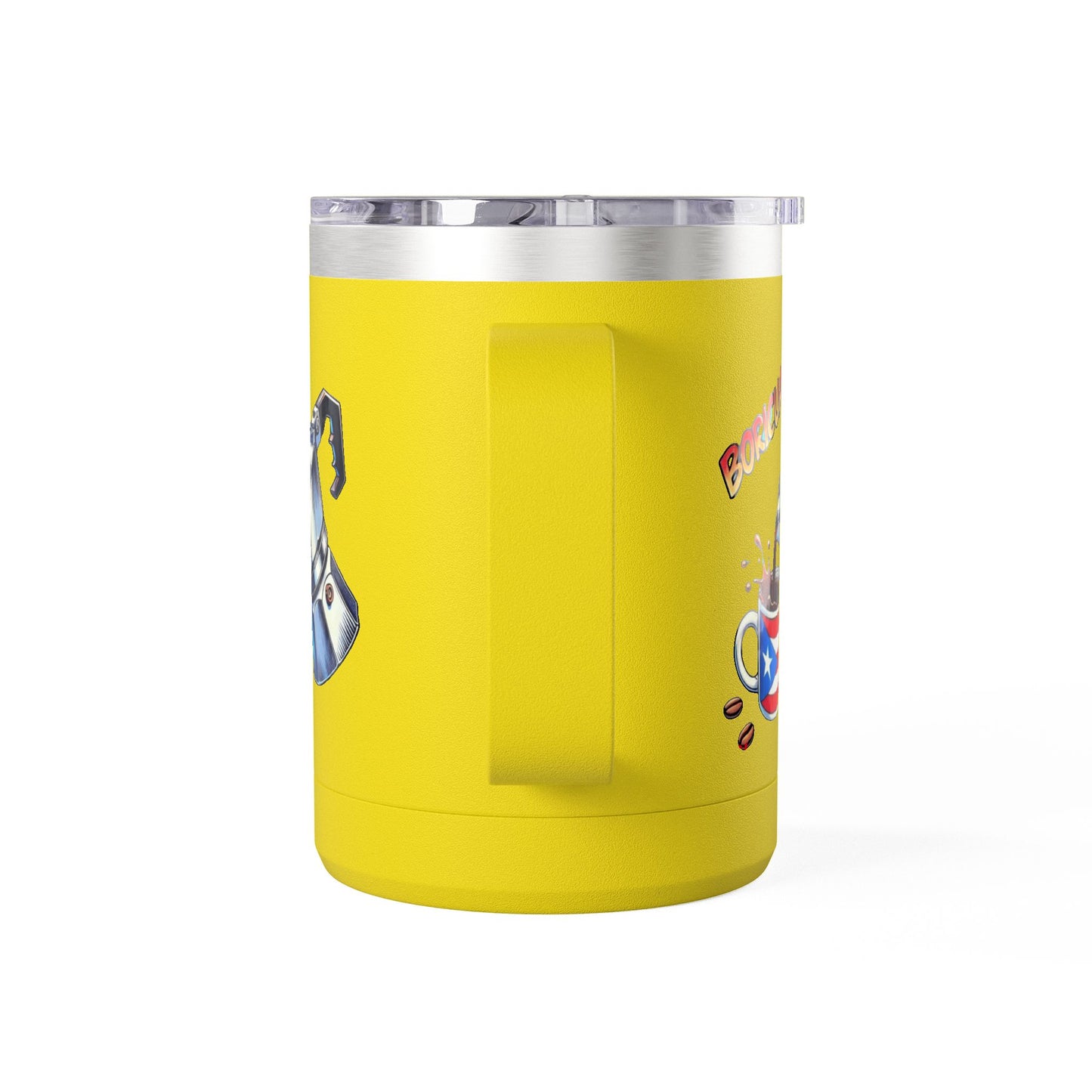 Puerto Rican Coffee Mug Tumbler, 15oz | Great Gift for Coffee Lovers, Unique Kitchen Decor, Perfect for Birthdays & Holidays
