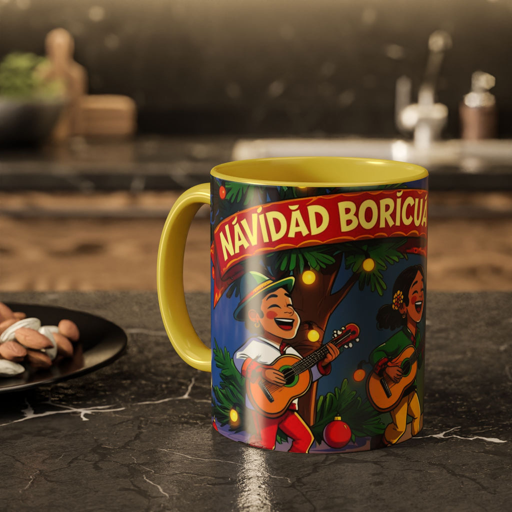 Navidad Boricua Mug Vibrant Puerto Rican Celebration Mug