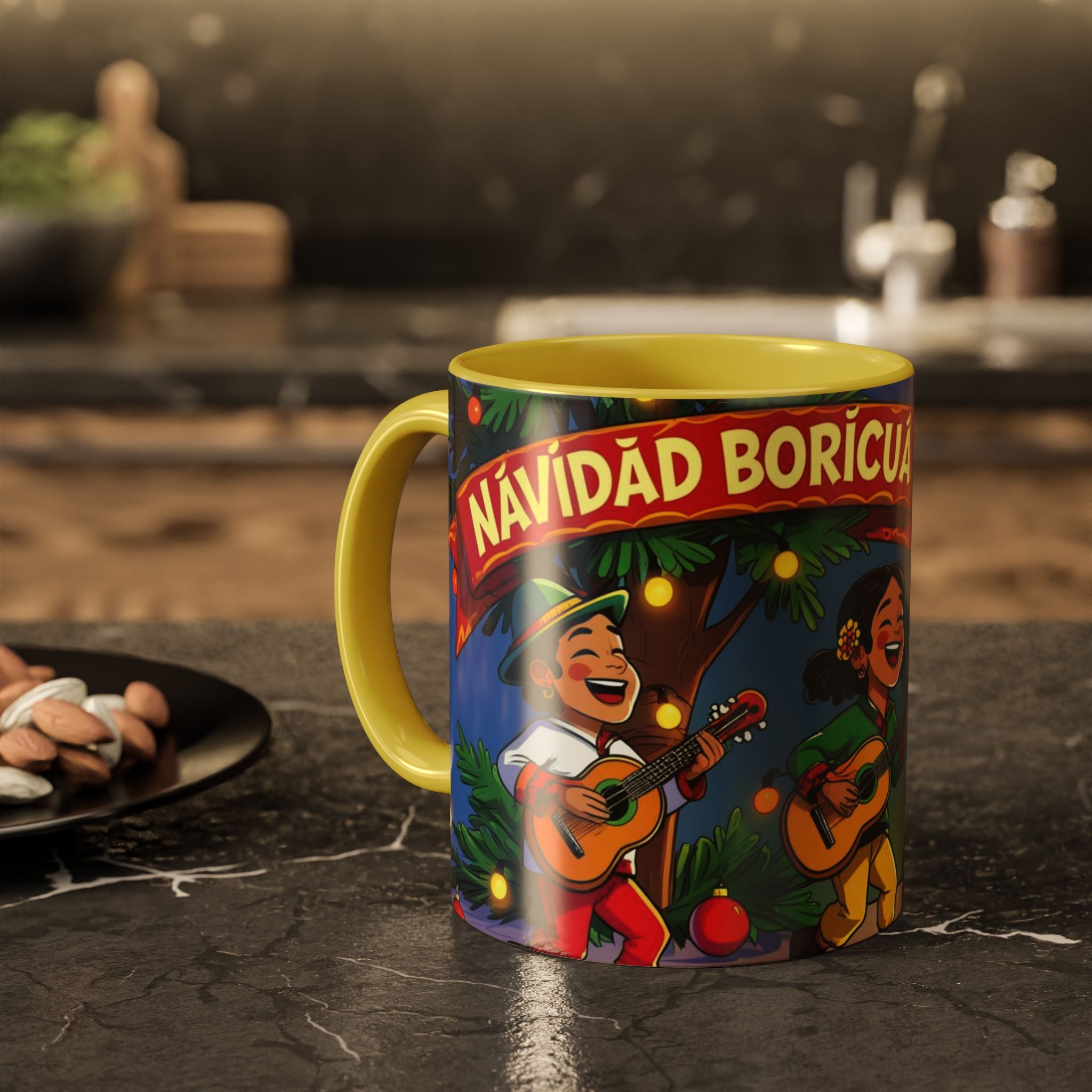 Navidad Boricua Mug Vibrant Puerto Rican Celebration Mug
