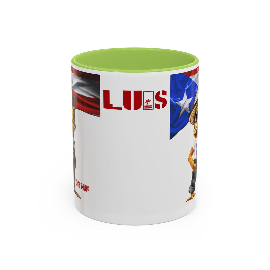 Puerto Rican Frog Character Coffee Mug - Fun Accent Mug for Coffee Lovers