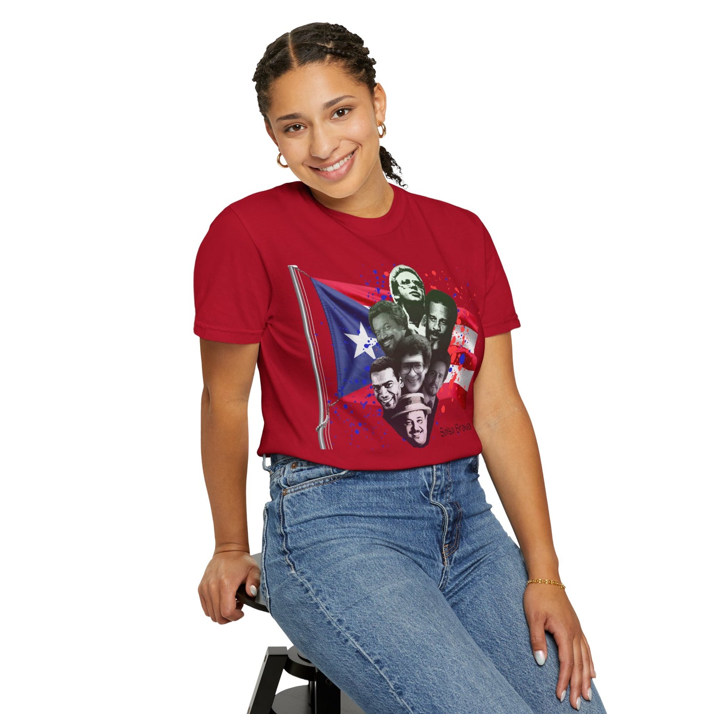 Salsa Brava T-Shirt, Vibrant Puerto Rican Pride Shirt, Gift for Salsa Lovers, Unisex Festival Tee, Caribbean Culture Apparel