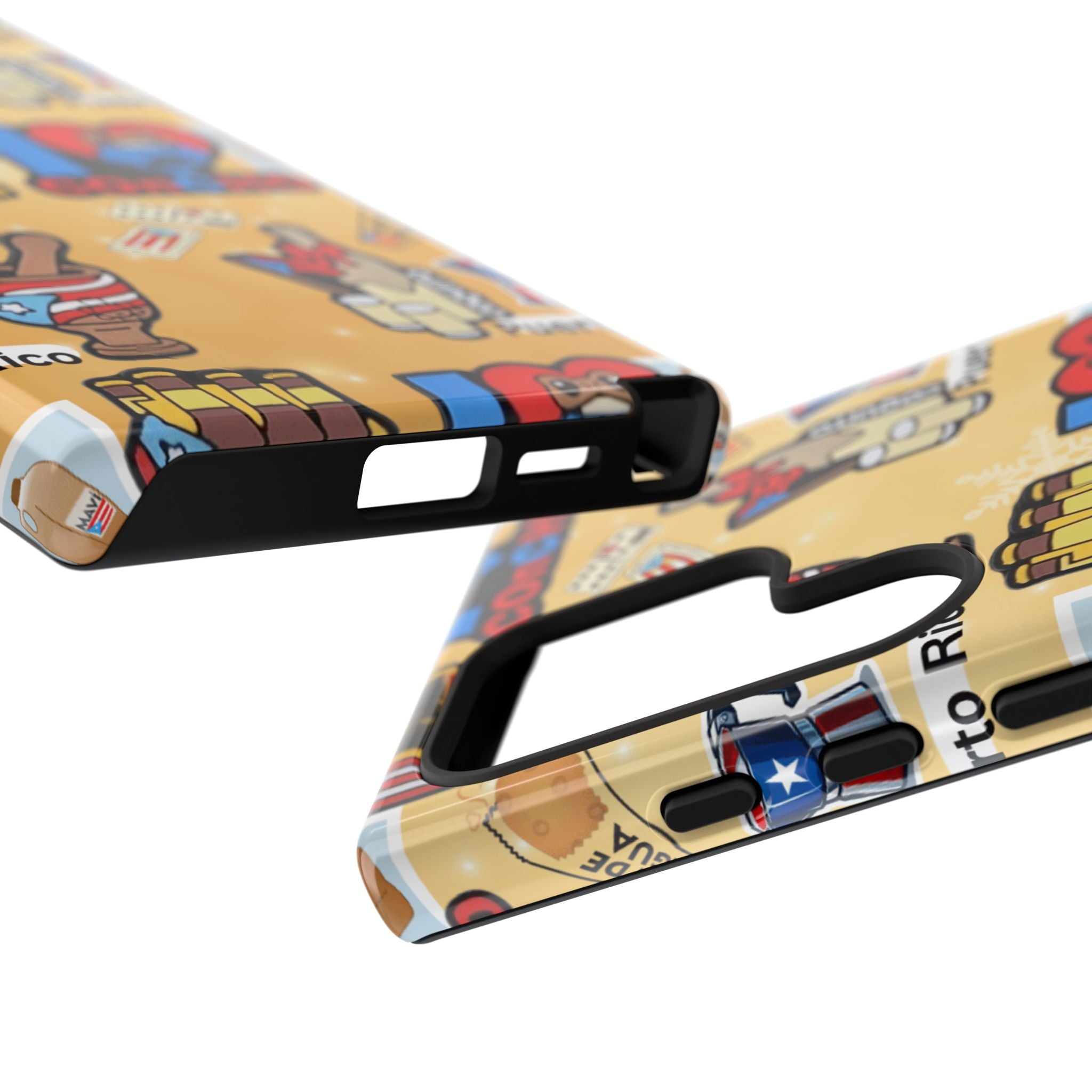 Puerto Rico Sticker Collage Tough Case  ‘I  Concho’ Pattern Phone Case