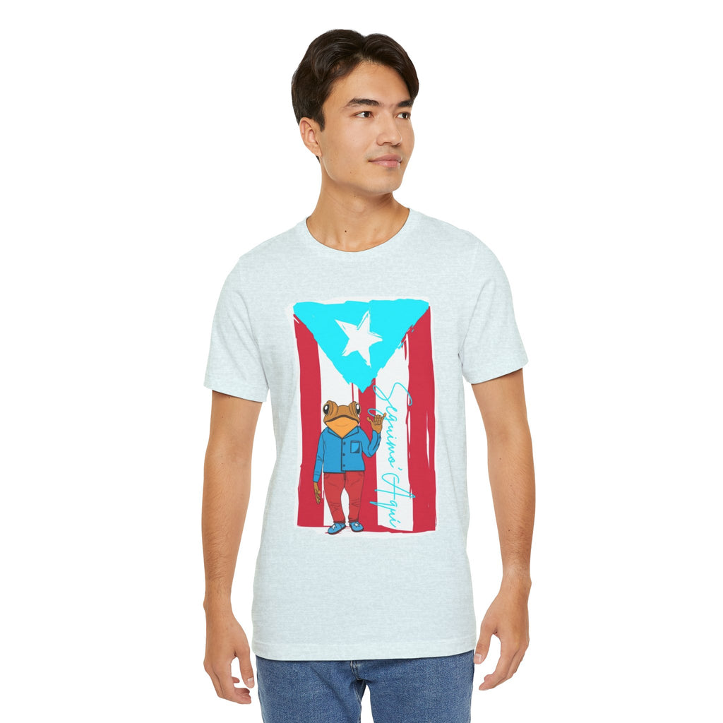 Puerto Rican Coqui Flag T‑Shirt  Boricua Pride Tee