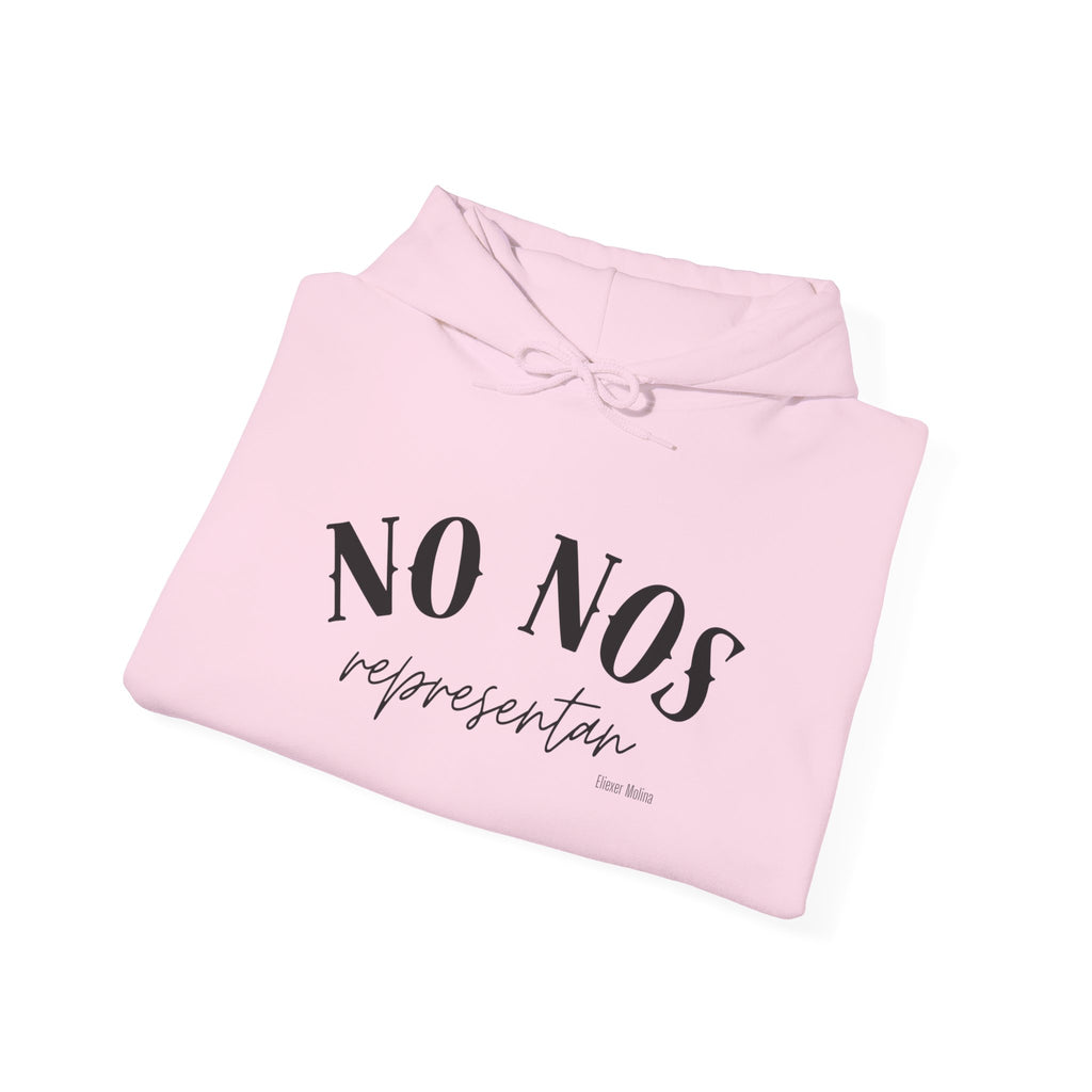 Puerto Rican Pride Hoodie  “No Nos representan” Front & Puñeta Flag Back