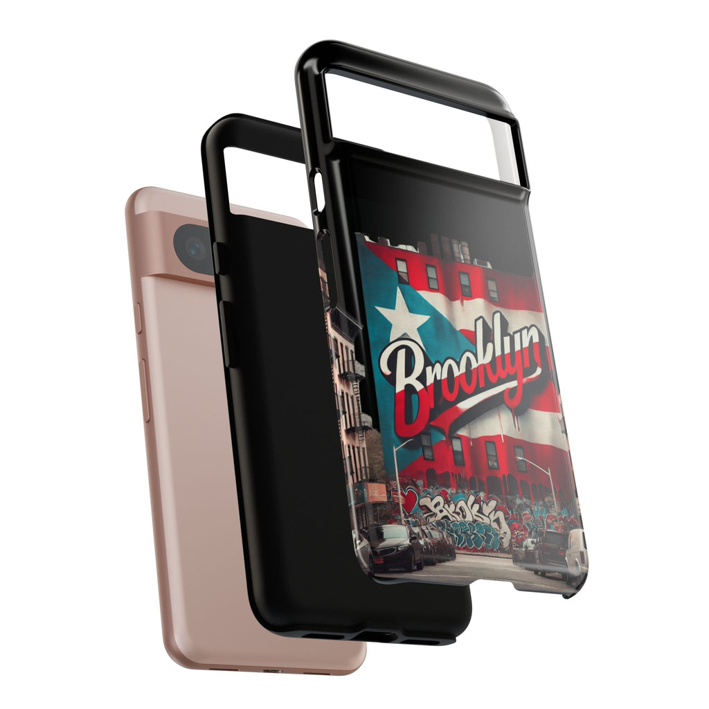 Brooklyn Street Art Phone Case  Urban Graffiti Protective Cover