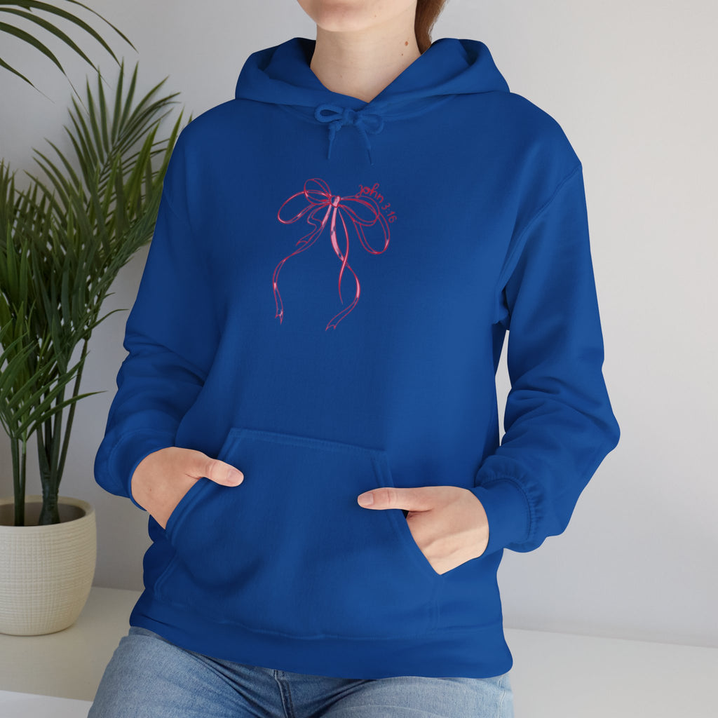 You Are So Loved Hoodie Heart Full” Heart Ribbon Comfort Sweatshirt