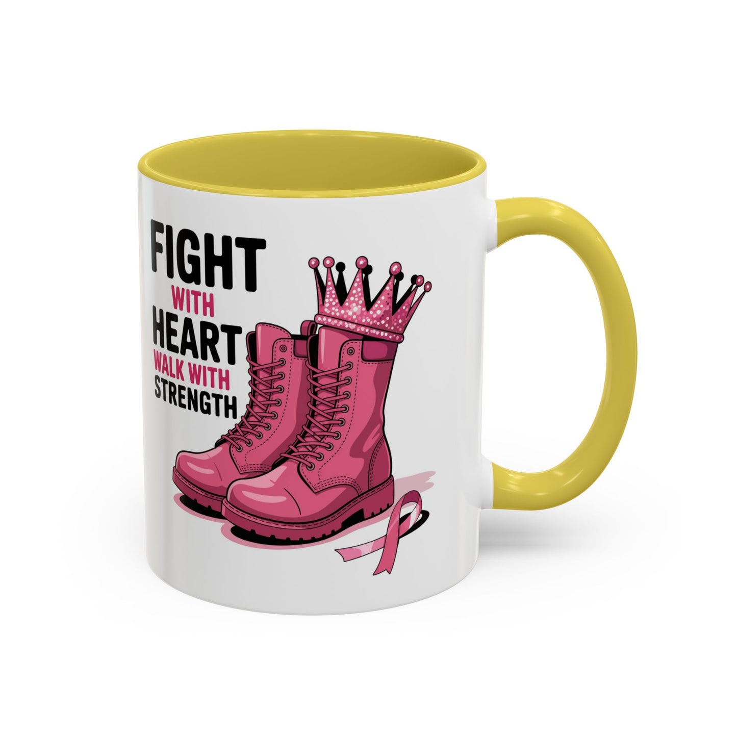 You Beat It! Cancer Survivor Mug | Motivational Gift for Her or Him | Warrior Mug