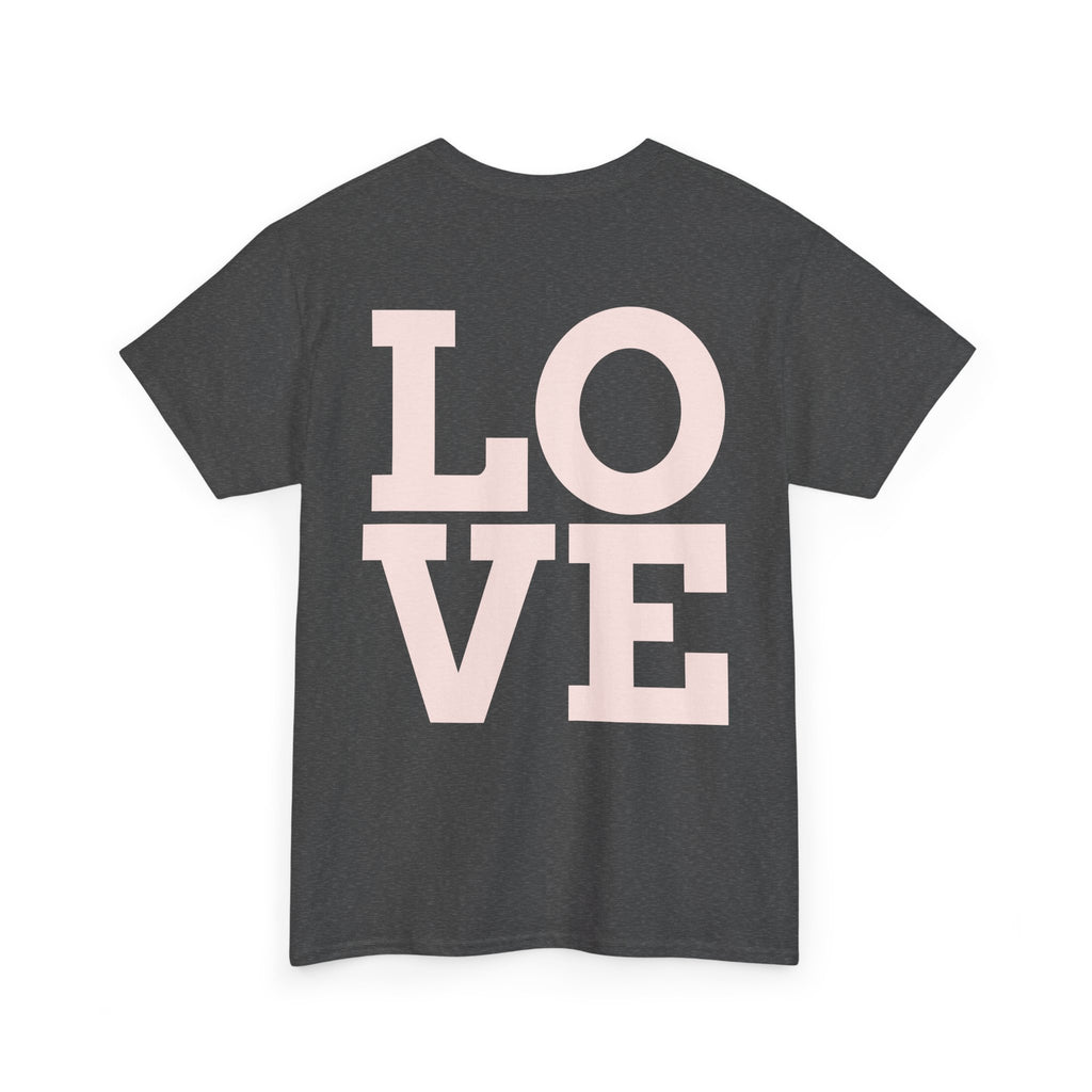Pink Heart Cherries Tee  LOVE Graphic Valentine T-Shirt