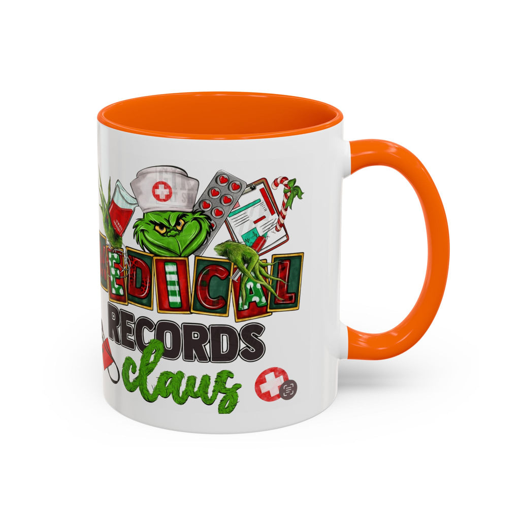 Medical Records Claus Coffee Mug — Funny Holiday Nurse & Medical Staff Gift (11/15oz) Medical Christmas Mug,