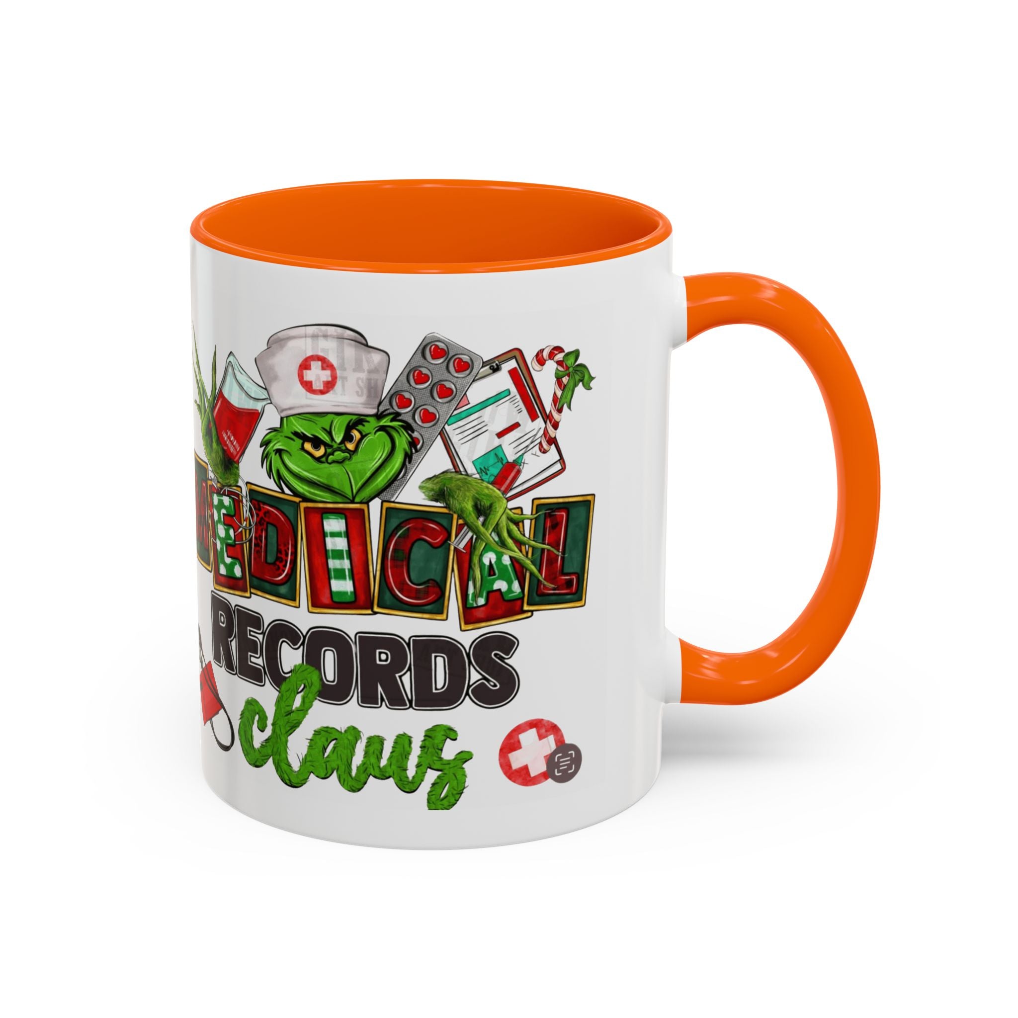 Medical Records Claus Coffee Mug — Funny Holiday Nurse & Medical Staff Gift (11/15oz) Medical Christmas Mug,