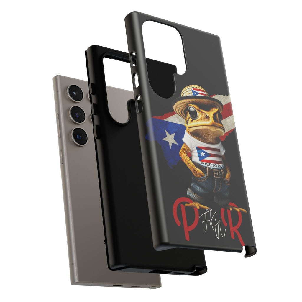 Puerto Rican Frog Tough Phone Case  Puerto Rico Flag Patriotic Protective Case