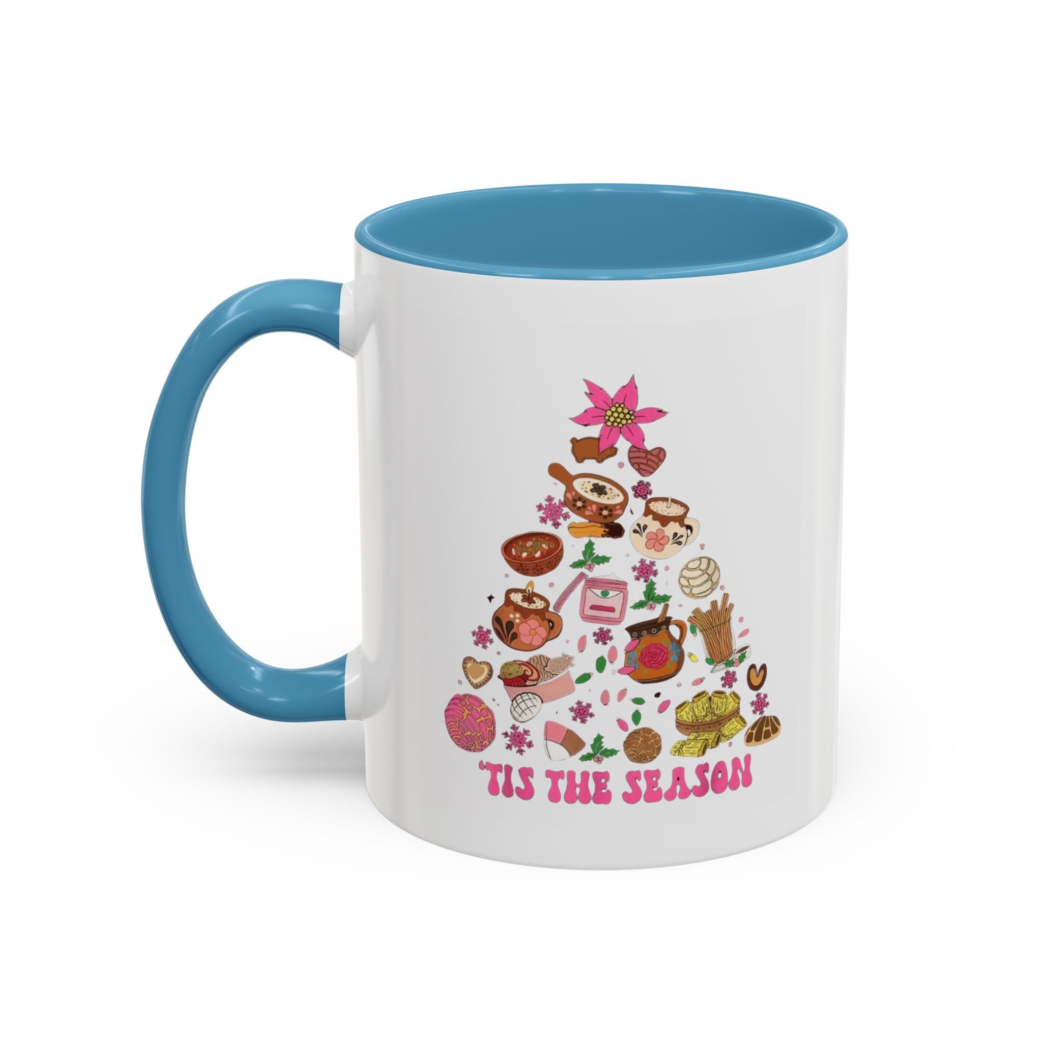 Coffee Mug - 'Tis the Season' Holiday Cookie Tree Accent Mug (11/15oz)