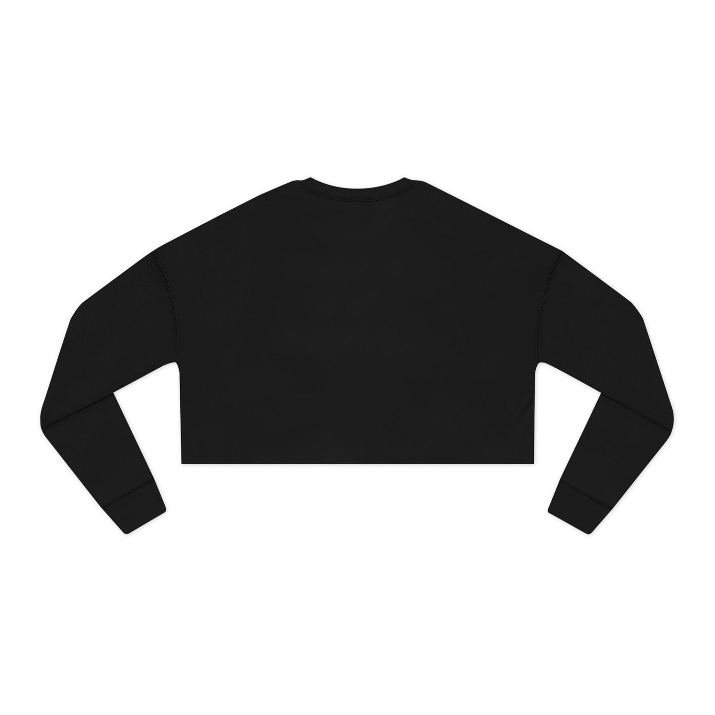 Dramatic Skeleton Cropped Sweatshirt - Trendy Apparel for Artists, Halloween Fashion, Casual Wear, Gifts for Creatives, Fall Style